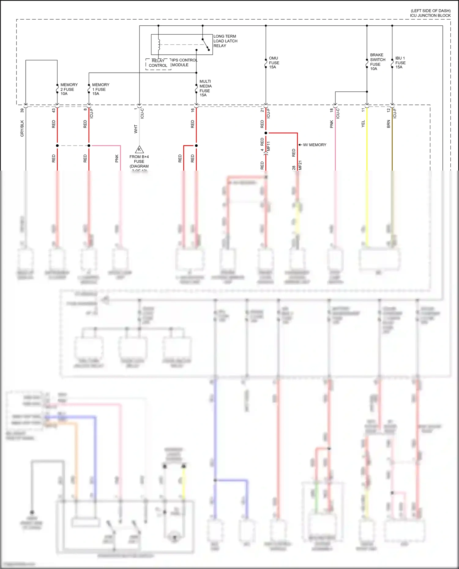 Wiring diagram ips control module for Hyundai IONIQ 5 I (2021-2024) (40 of 47)