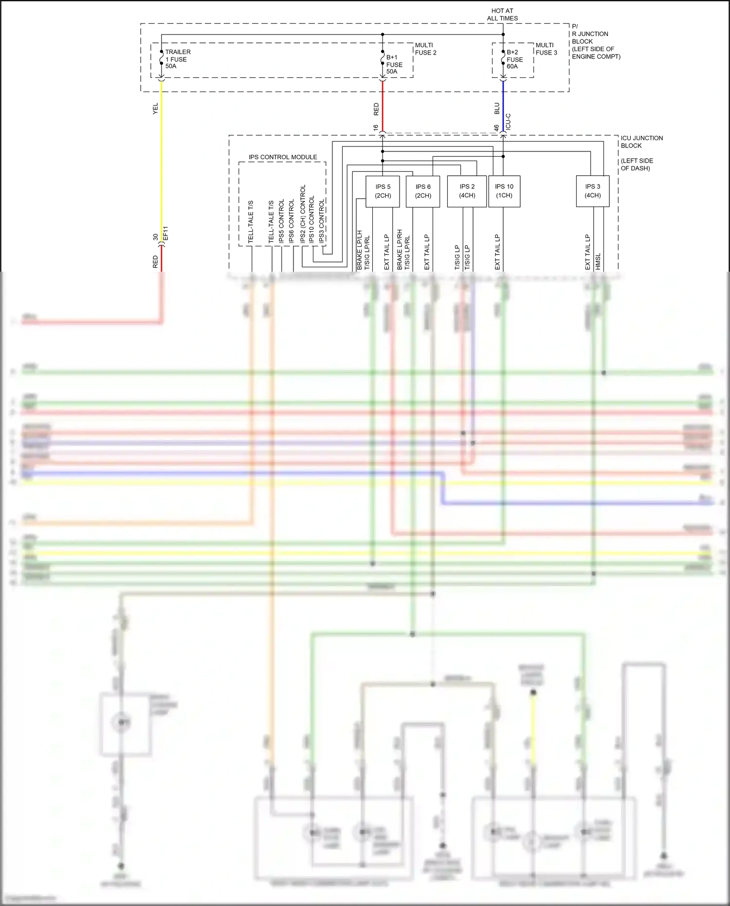 Wiring diagram ips control module for Hyundai IONIQ 5 I (2021-2024) (24 of 47)