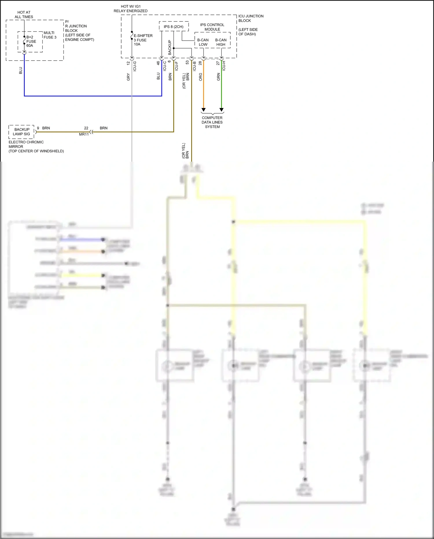 Wiring diagram ips control module for Hyundai IONIQ 5 I (2021-2024) (22 of 47)