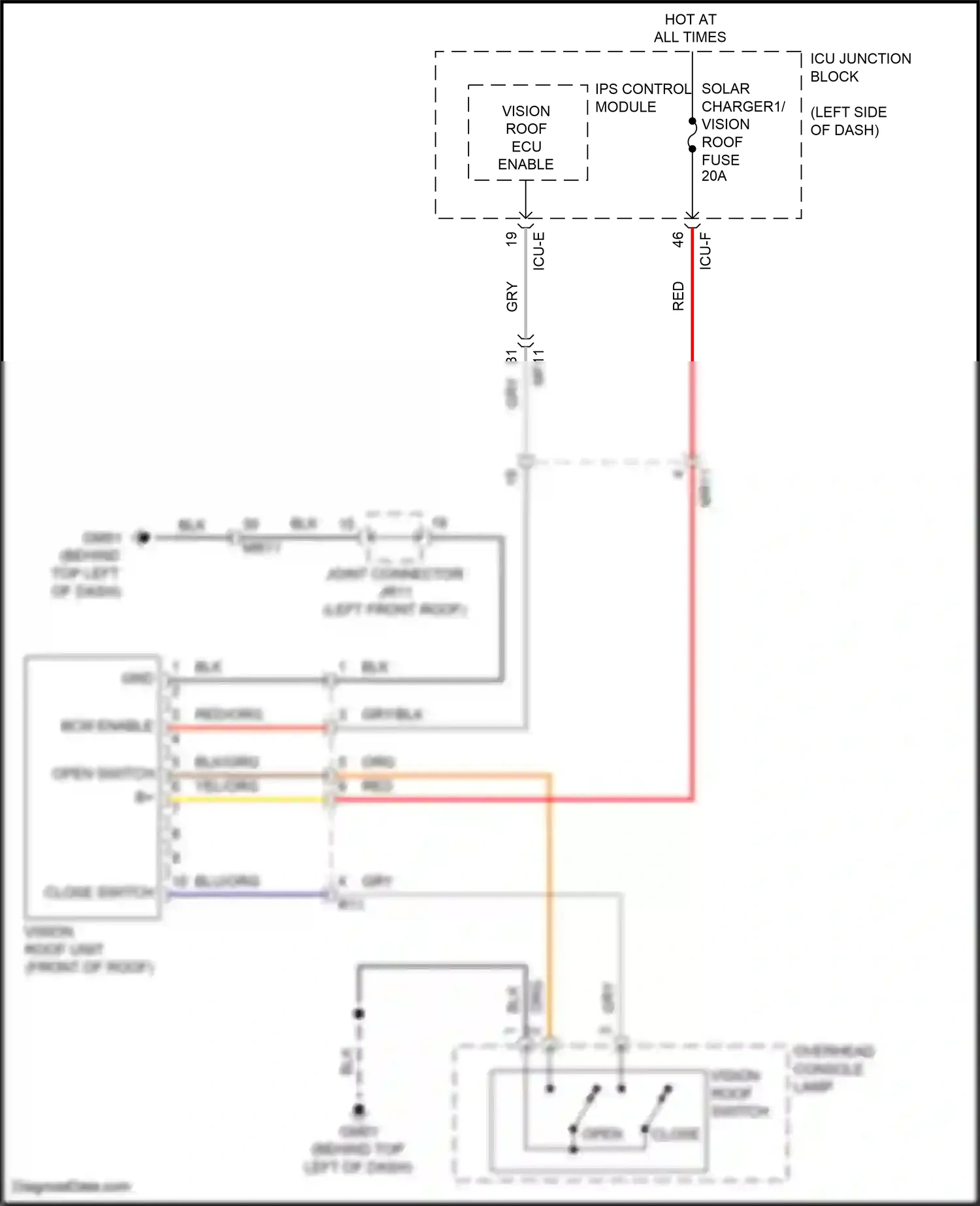 Wiring diagram ips control module for Hyundai IONIQ 5 I (2021-2024) (26 of 47)