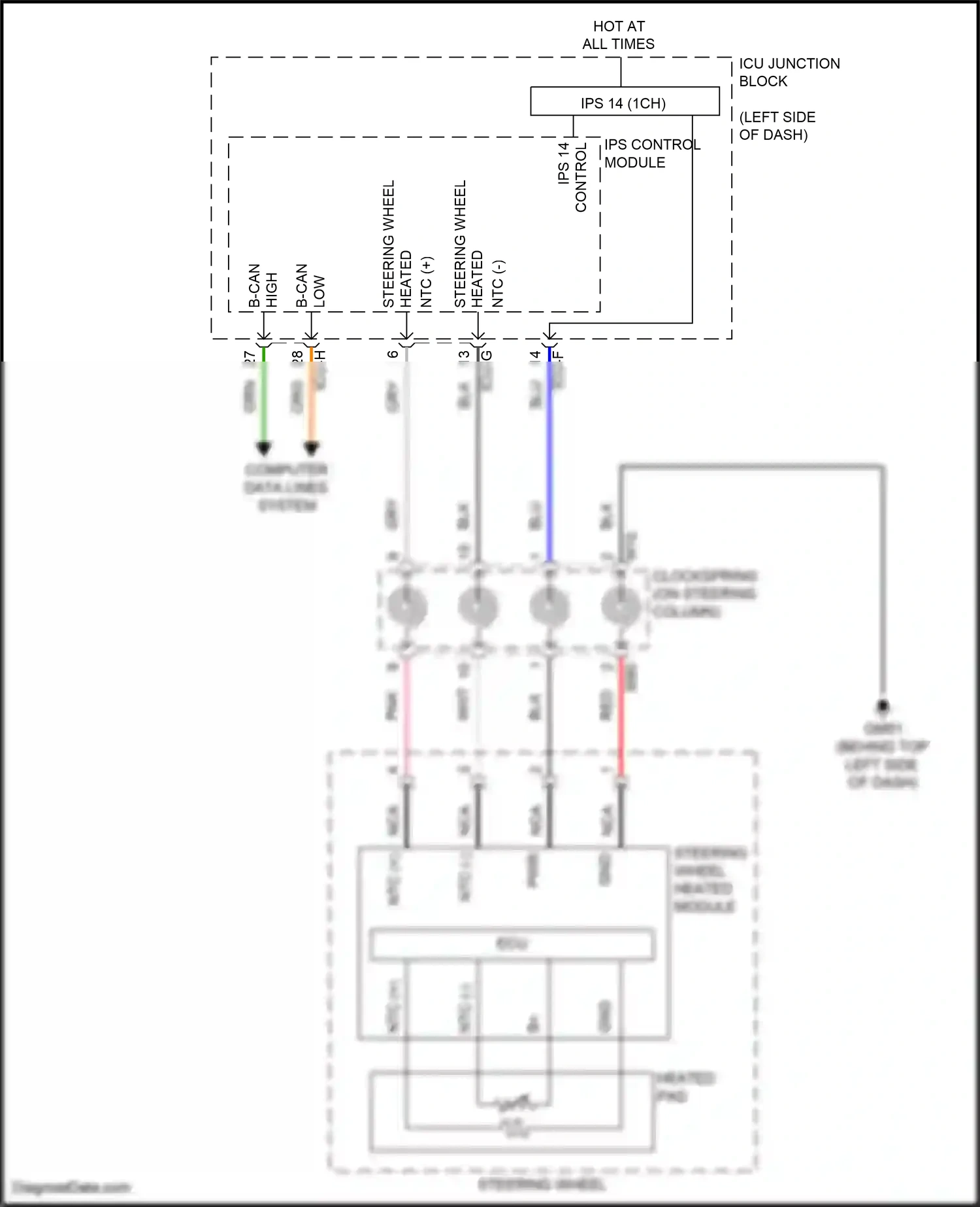 Wiring diagram ips control module for Hyundai IONIQ 5 I (2021-2024) (15 of 47)