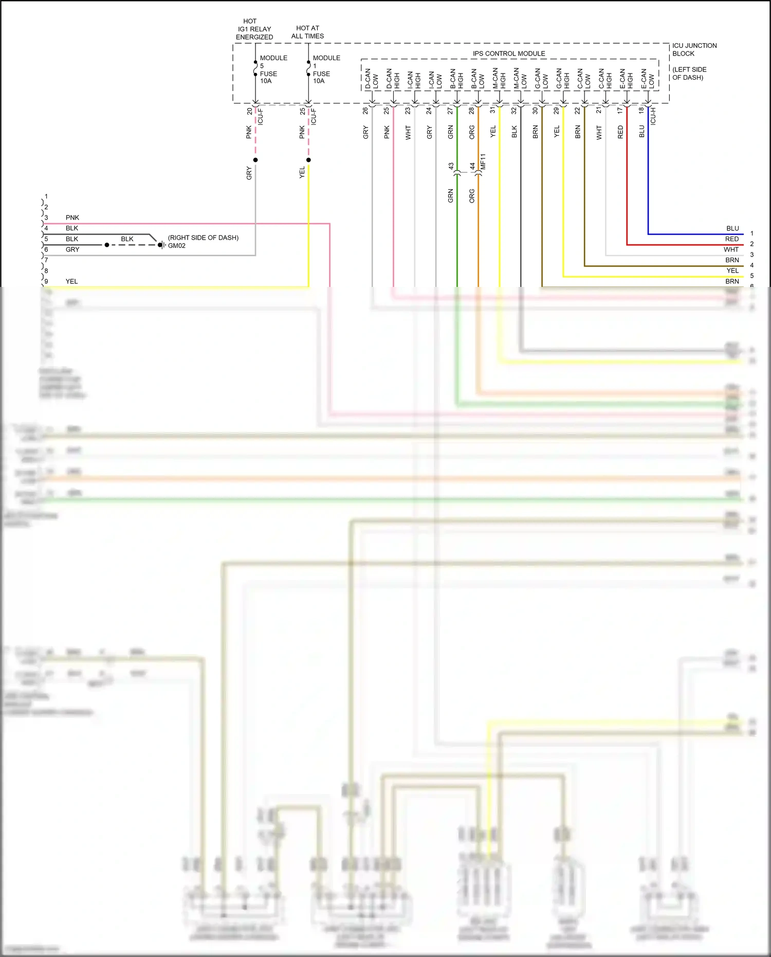 Wiring diagram ips control module for Hyundai IONIQ 5 I (2021-2024) (11 of 47)