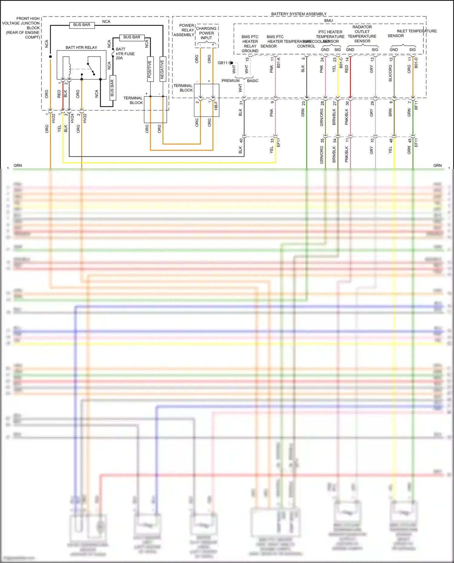Wiring diagram premium basic for Hyundai IONIQ 5 I (2021-2024) (1 of 1)