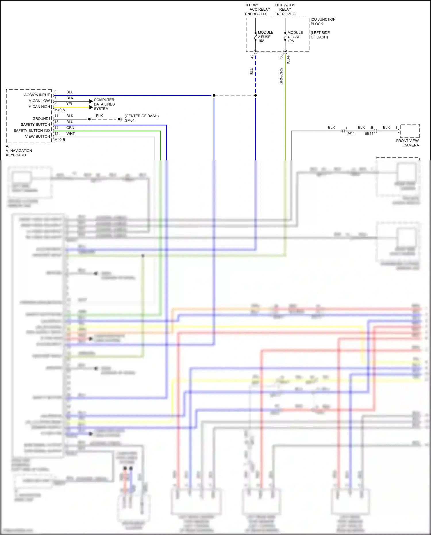 Wiring diagram tailgate outer switch for Hyundai IONIQ 5 I (2021-2024) (5 of 9)