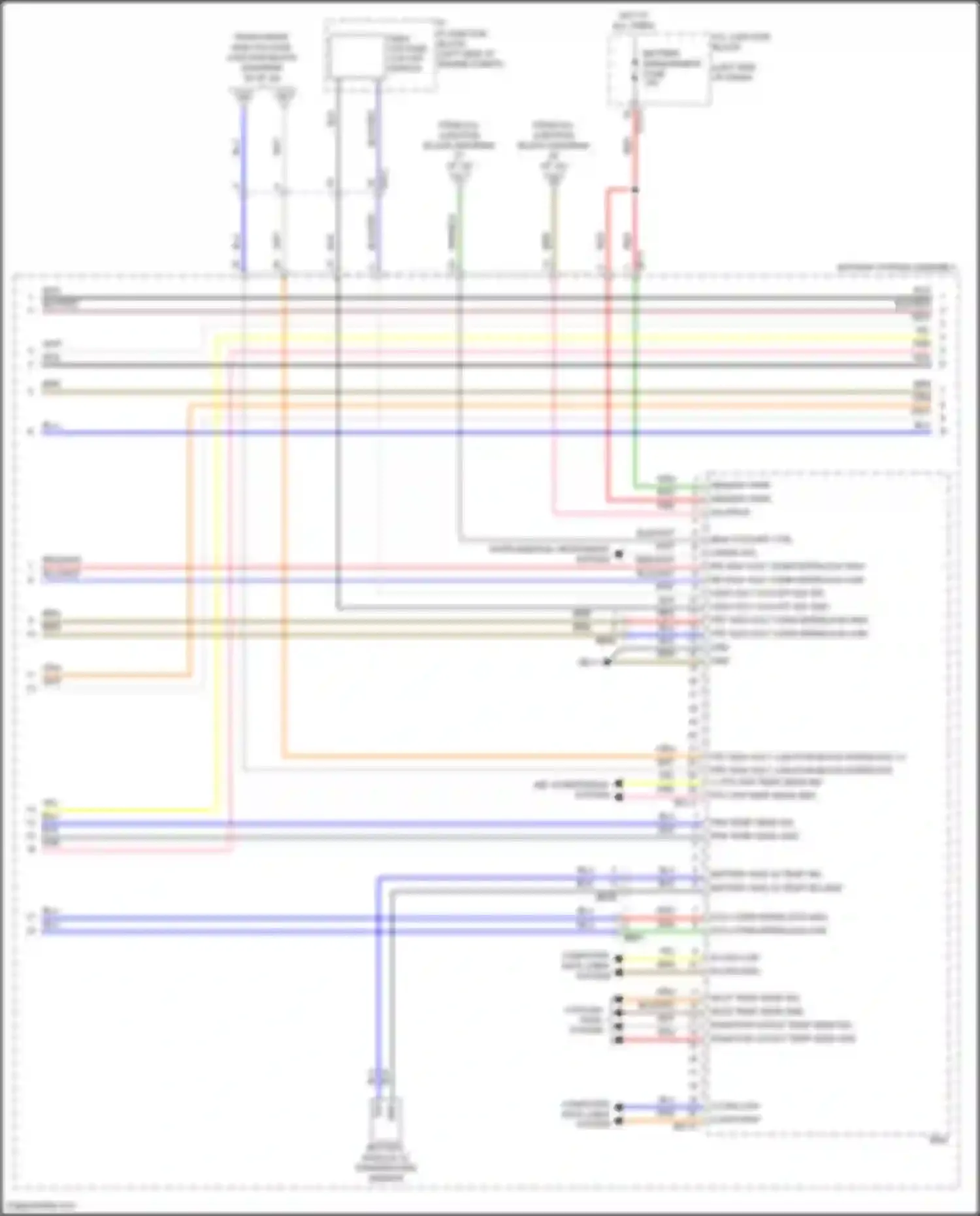 IONIQ 6 Hyundai I (2022-2024): Wiring diagram engine performance electric, long range 4wd (3 of 22)
