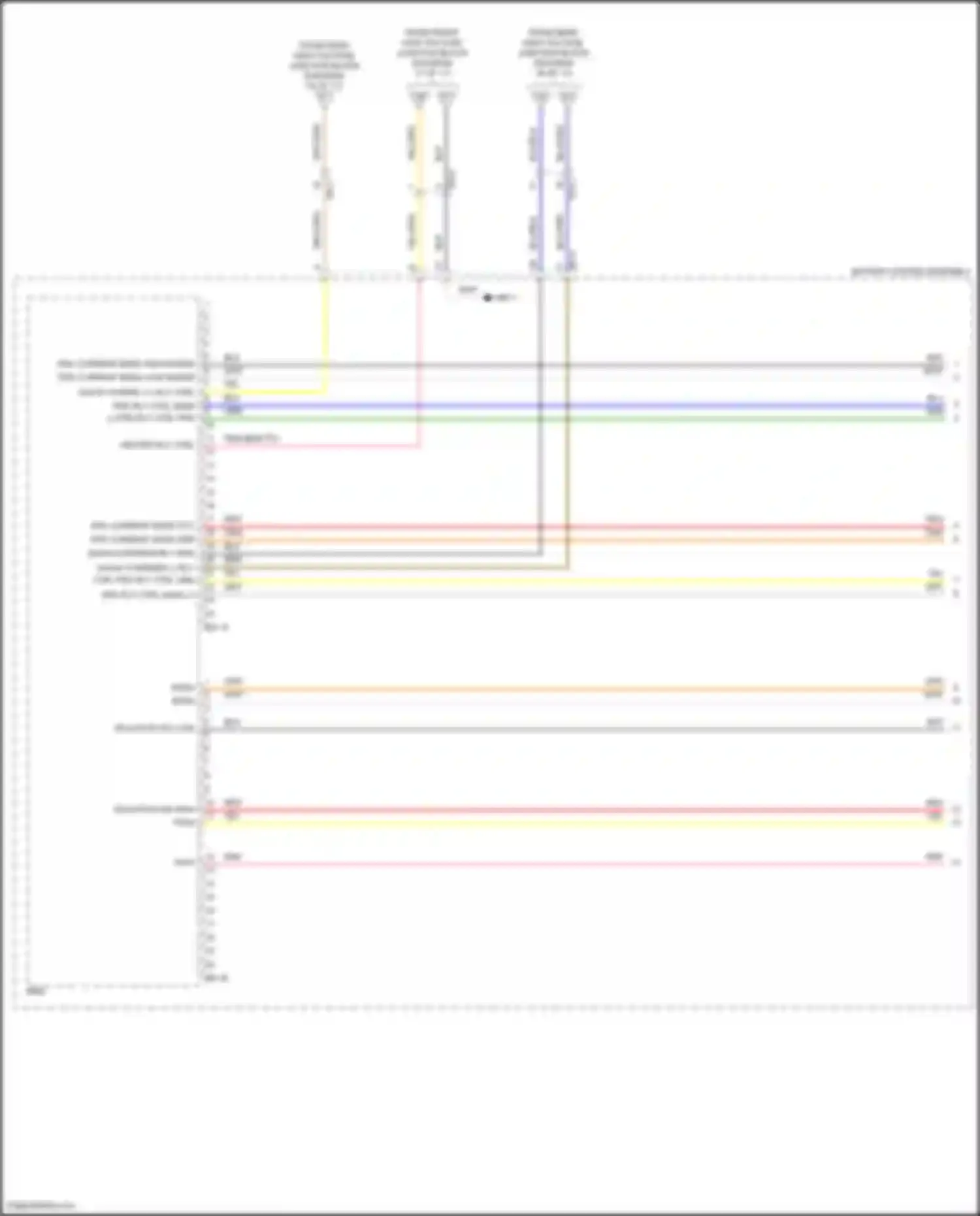 IONIQ 6 Hyundai I (2022-2024): Wiring diagram engine performance electric, standard 2wd (1 of 17)