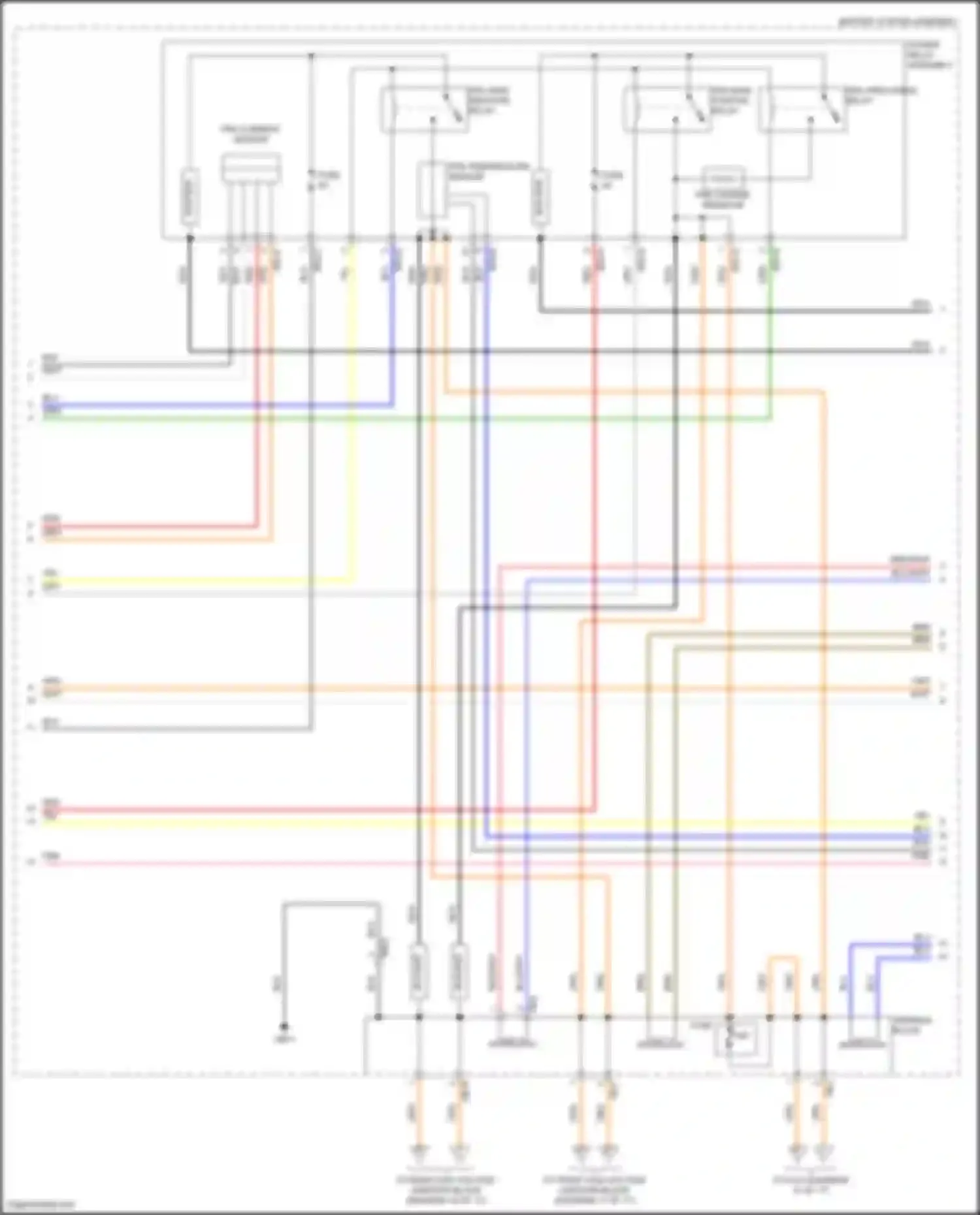 IONIQ 6 Hyundai I (2022-2024): Wiring diagram engine performance electric, standard 2wd (2 of 17)