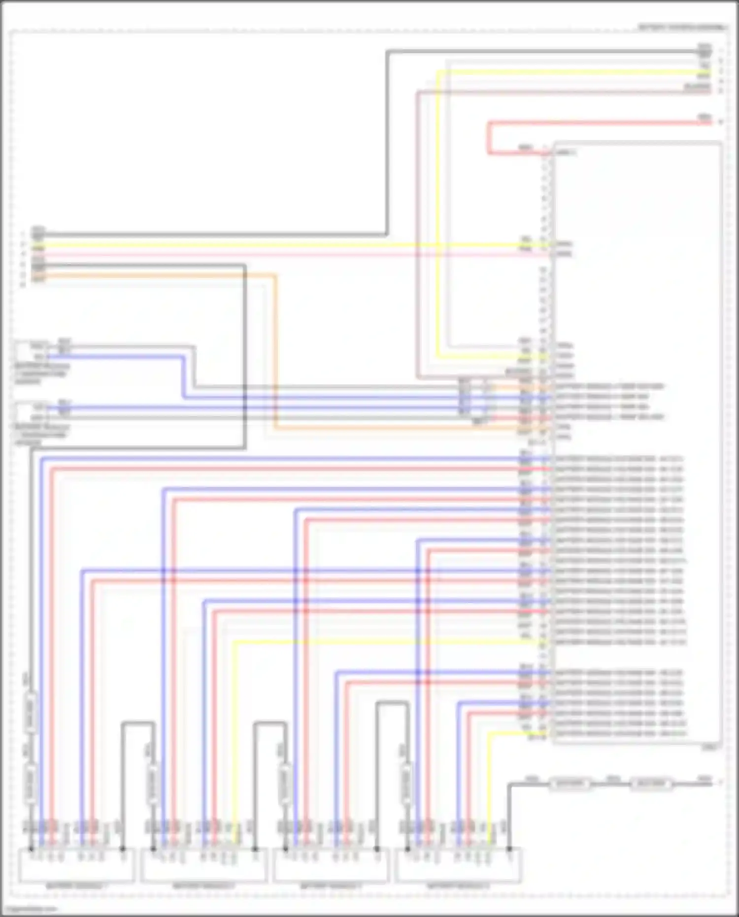 IONIQ 6 Hyundai I (2022-2024): Wiring diagram engine performance electric, standard 2wd (4 of 17)