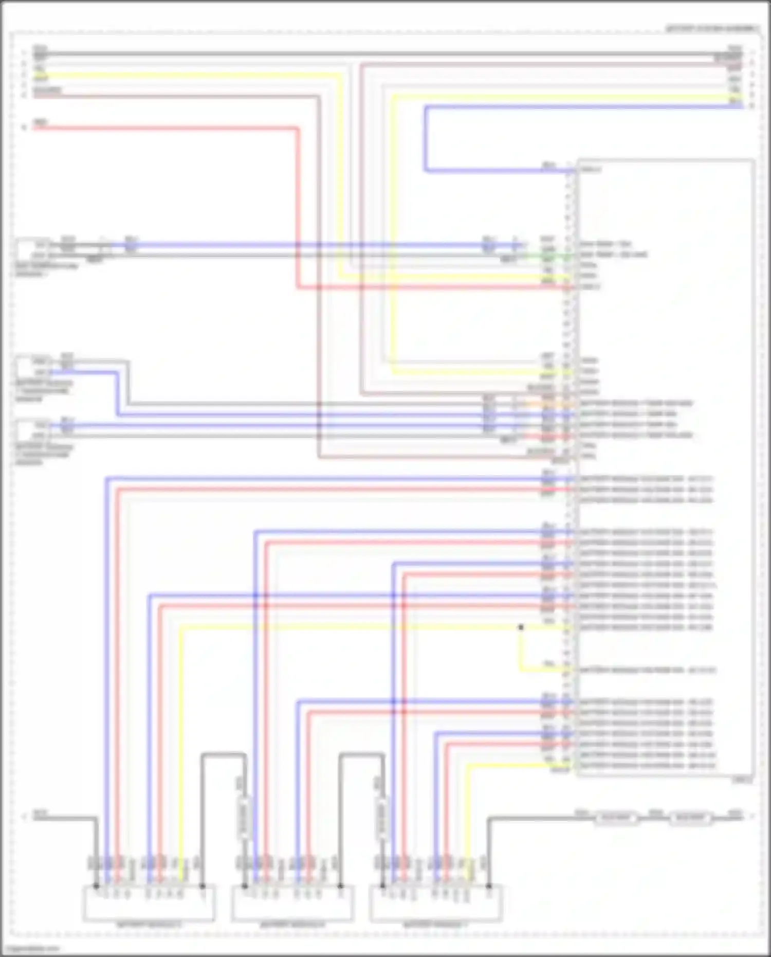 IONIQ 6 Hyundai I (2022-2024): Wiring diagram engine performance electric, standard 2wd (5 of 17)
