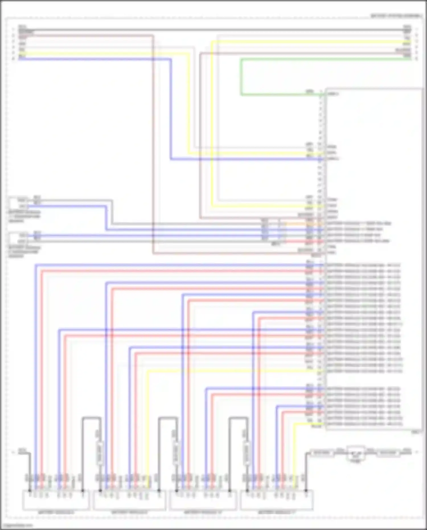 IONIQ 6 Hyundai I (2022-2024): Wiring diagram engine performance electric, standard 2wd (6 of 17)