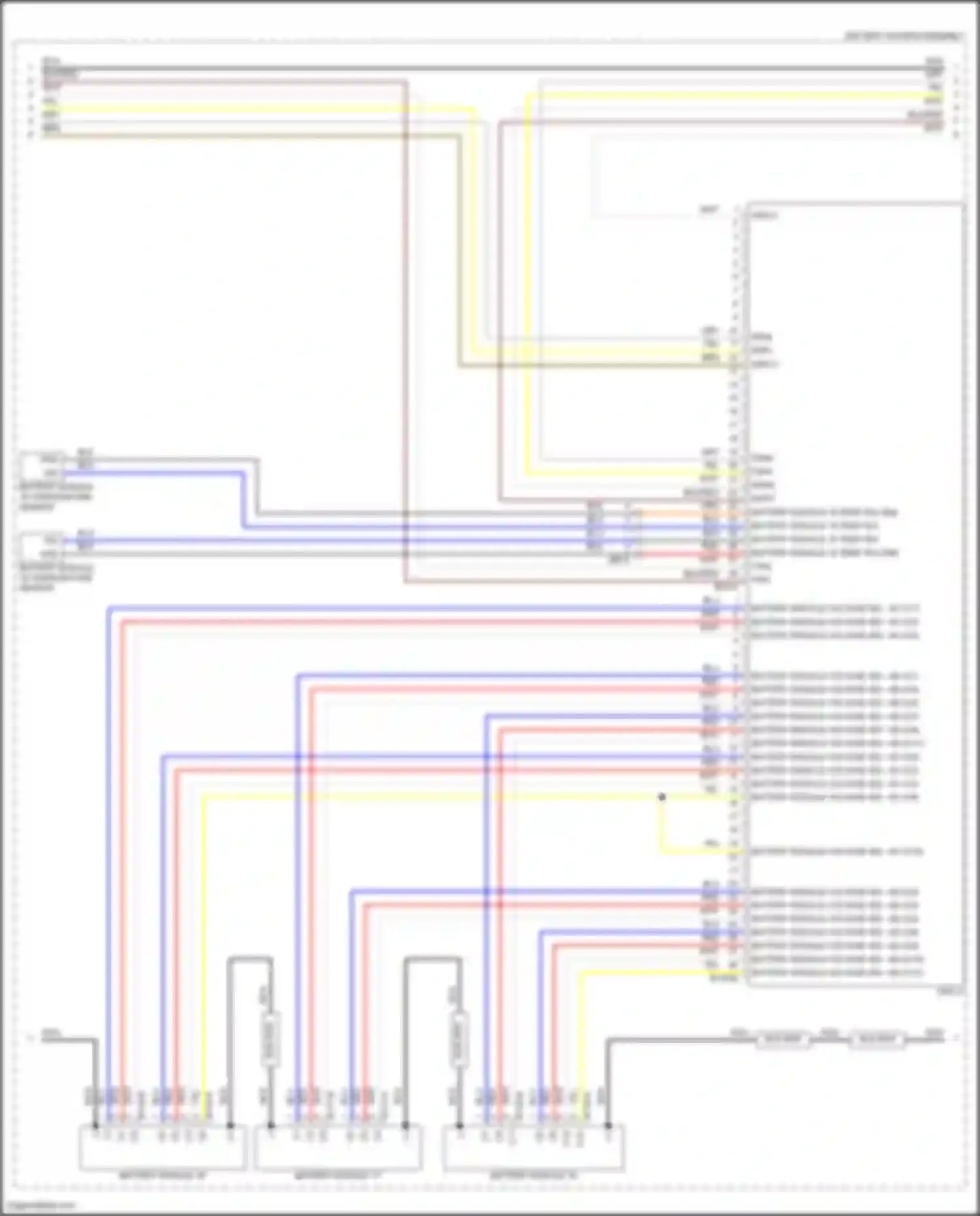 IONIQ 6 Hyundai I (2022-2024): Wiring diagram engine performance electric, standard 2wd (8 of 17)