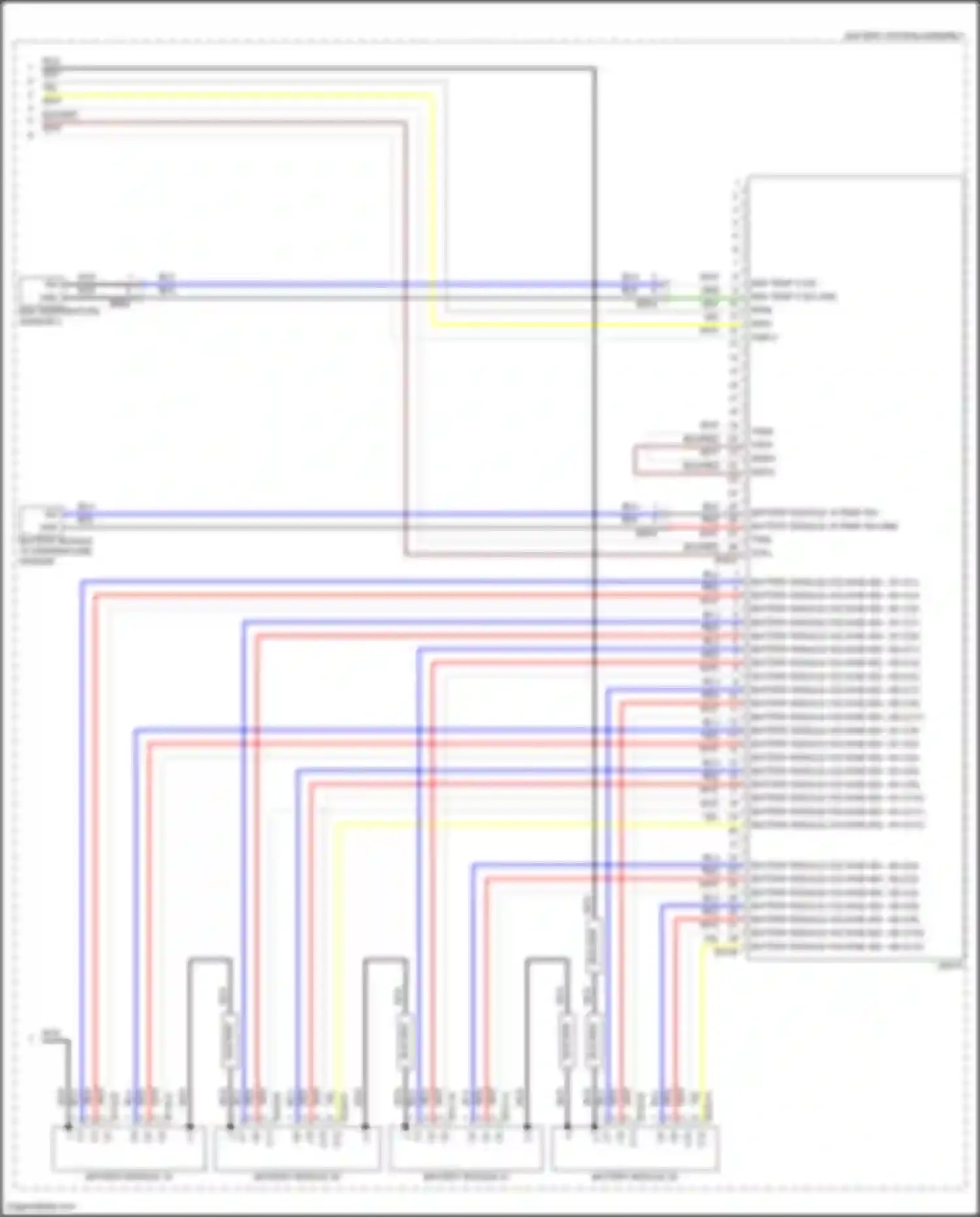 IONIQ 6 Hyundai I (2022-2024): Wiring diagram engine performance electric, standard 2wd (9 of 17)