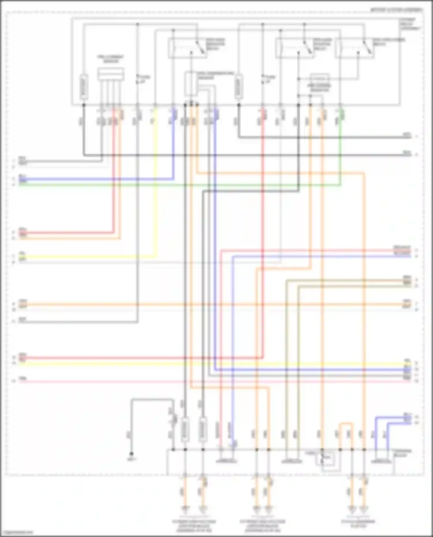 IONIQ 6 Hyundai I (2022-2024): Wiring diagram engine performance electric, standard 4wd (2 of 20)