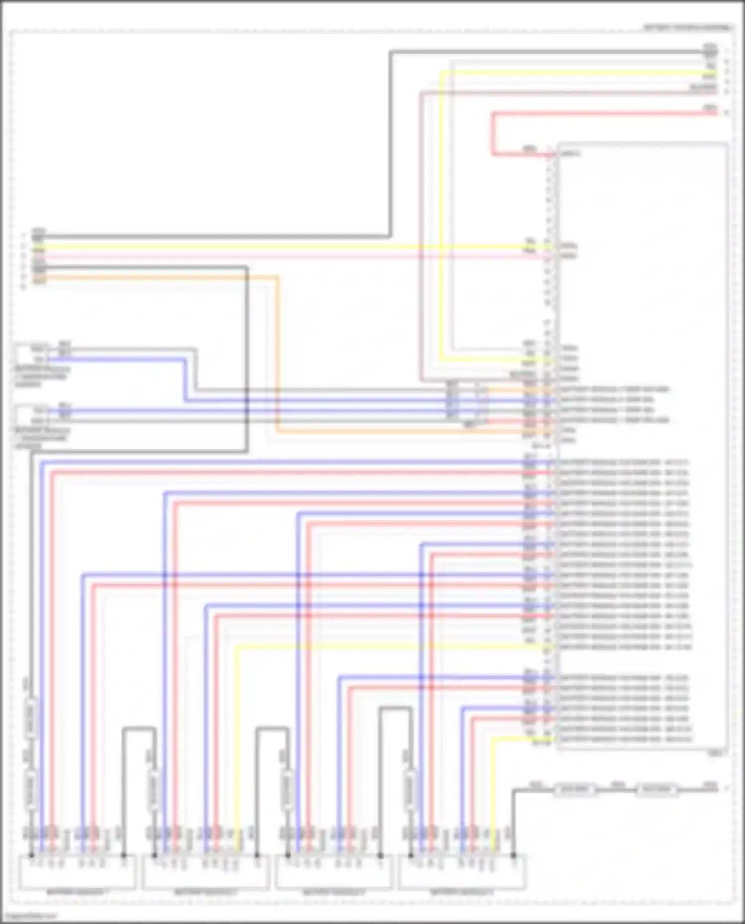 IONIQ 6 Hyundai I (2022-2024): Wiring diagram engine performance electric, standard 4wd (4 of 20)