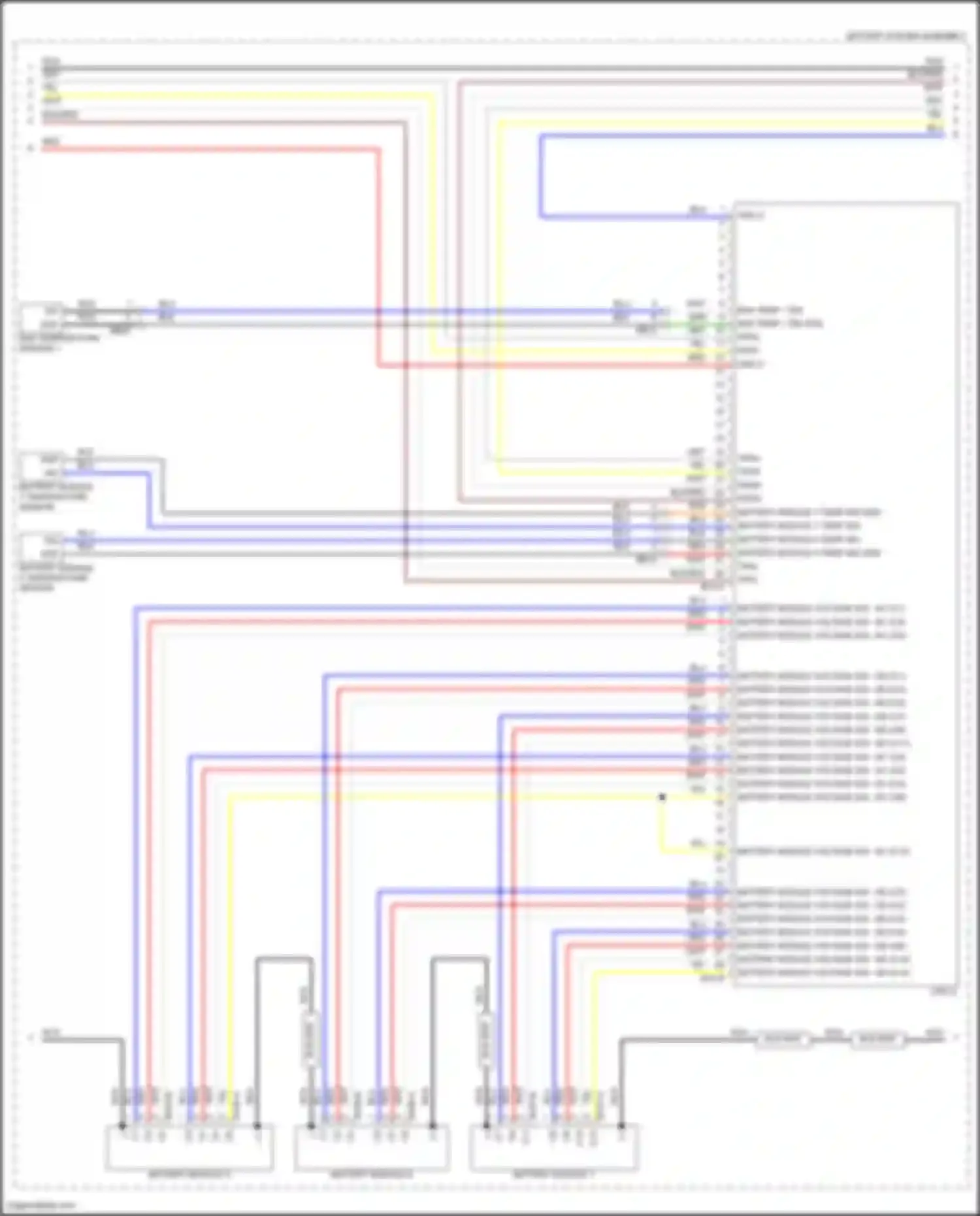 IONIQ 6 Hyundai I (2022-2024): Wiring diagram engine performance electric, standard 4wd (5 of 20)
