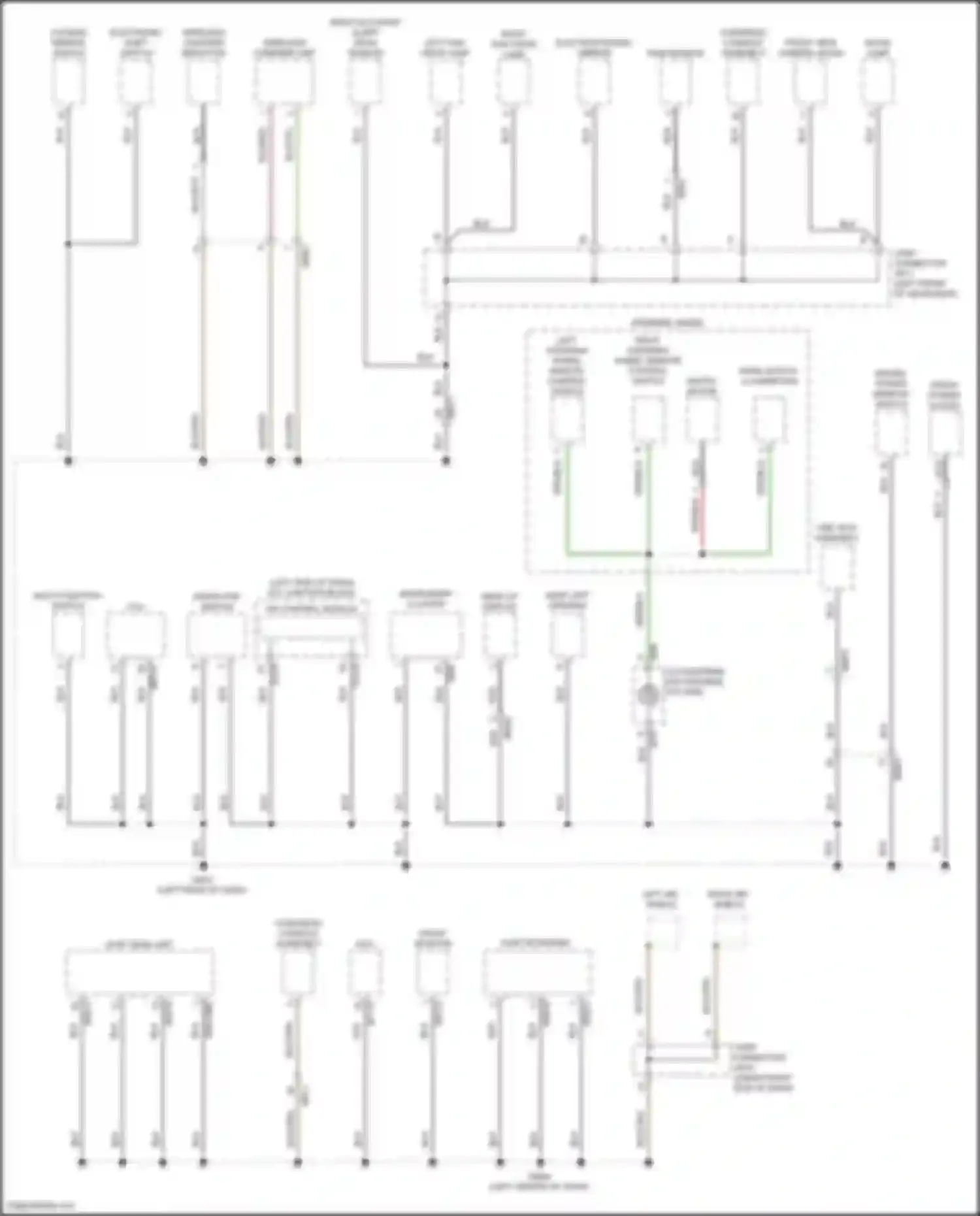 IONIQ 6 Hyundai I (2022-2024): Ground distribution circuit (1 of 7)