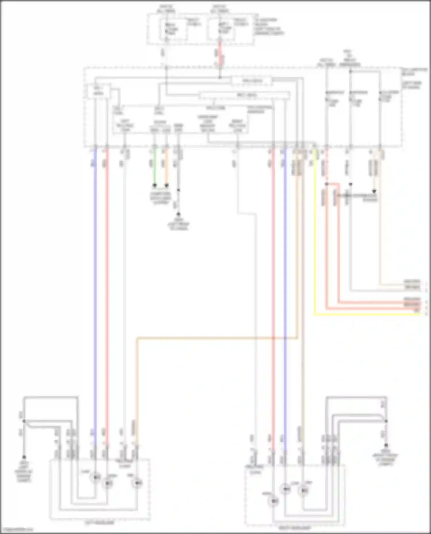 IONIQ 6 Hyundai I (2022-2024): Autolamps circuit (1 of 2)