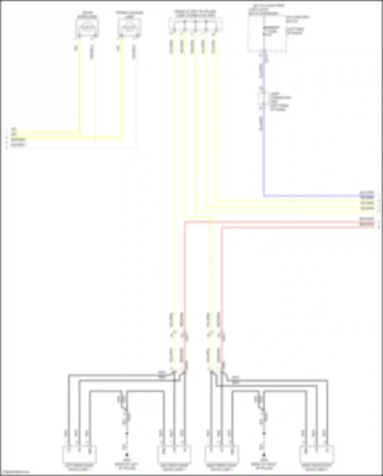 IONIQ 6 Hyundai I (2022-2024): Courtesy lamps circuit (2 of 4)