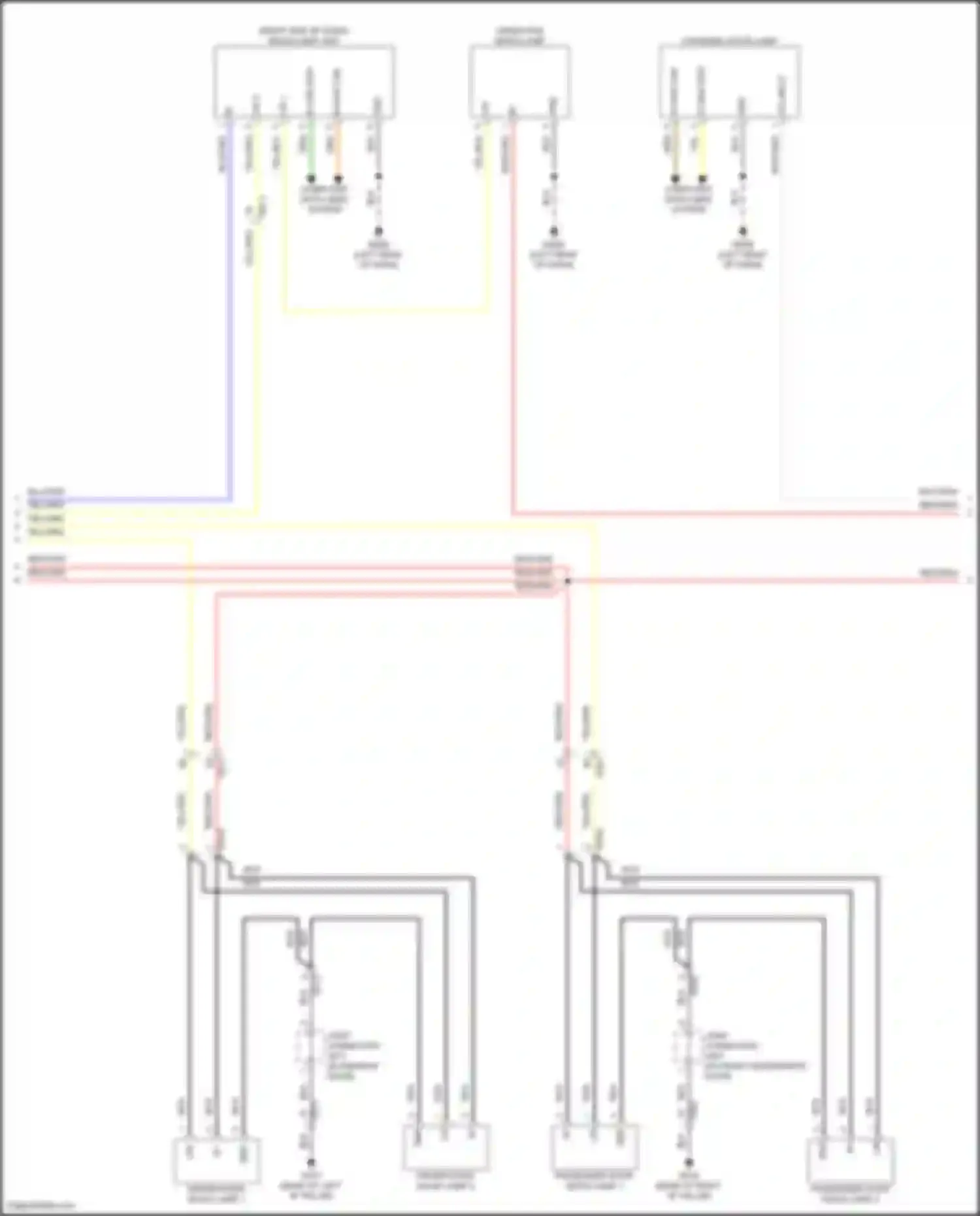 IONIQ 6 Hyundai I (2022-2024): Courtesy lamps circuit (3 of 4)