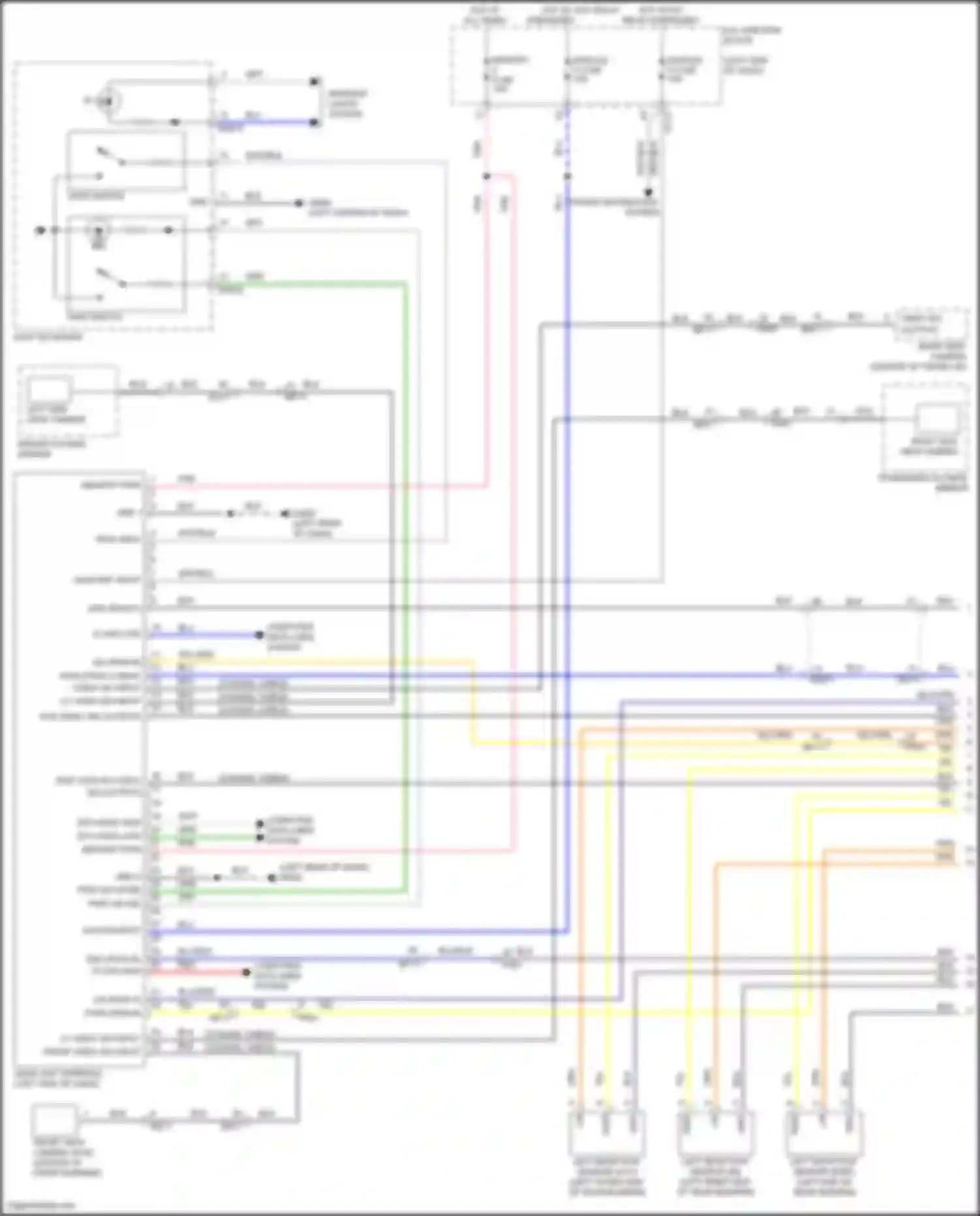 IONIQ 6 Hyundai I (2022-2024): Parking assistant circuit, w/ adas (1 of 2)