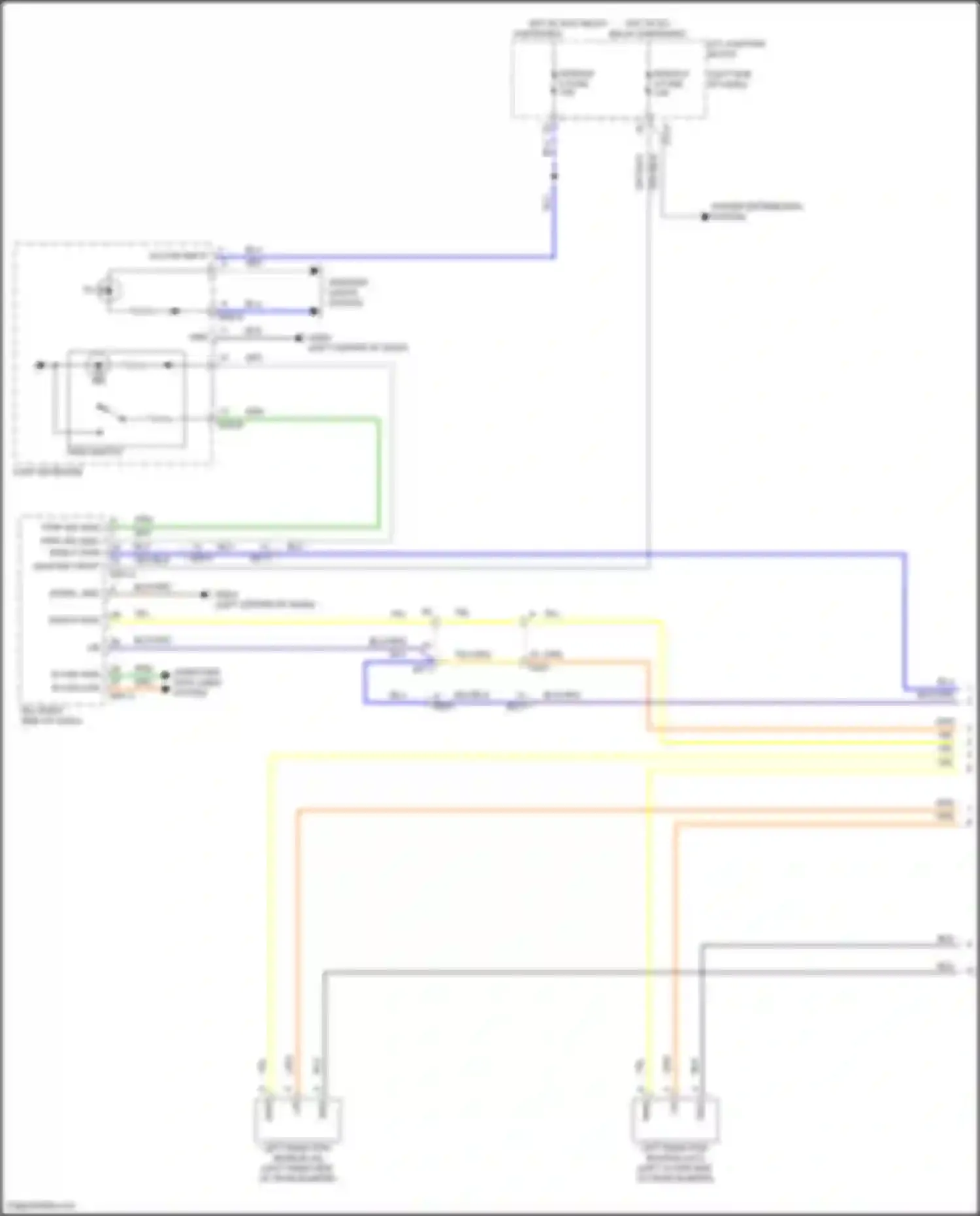 IONIQ 6 Hyundai I (2022-2024): Parking assistant circuit, w/o adas (1 of 2)