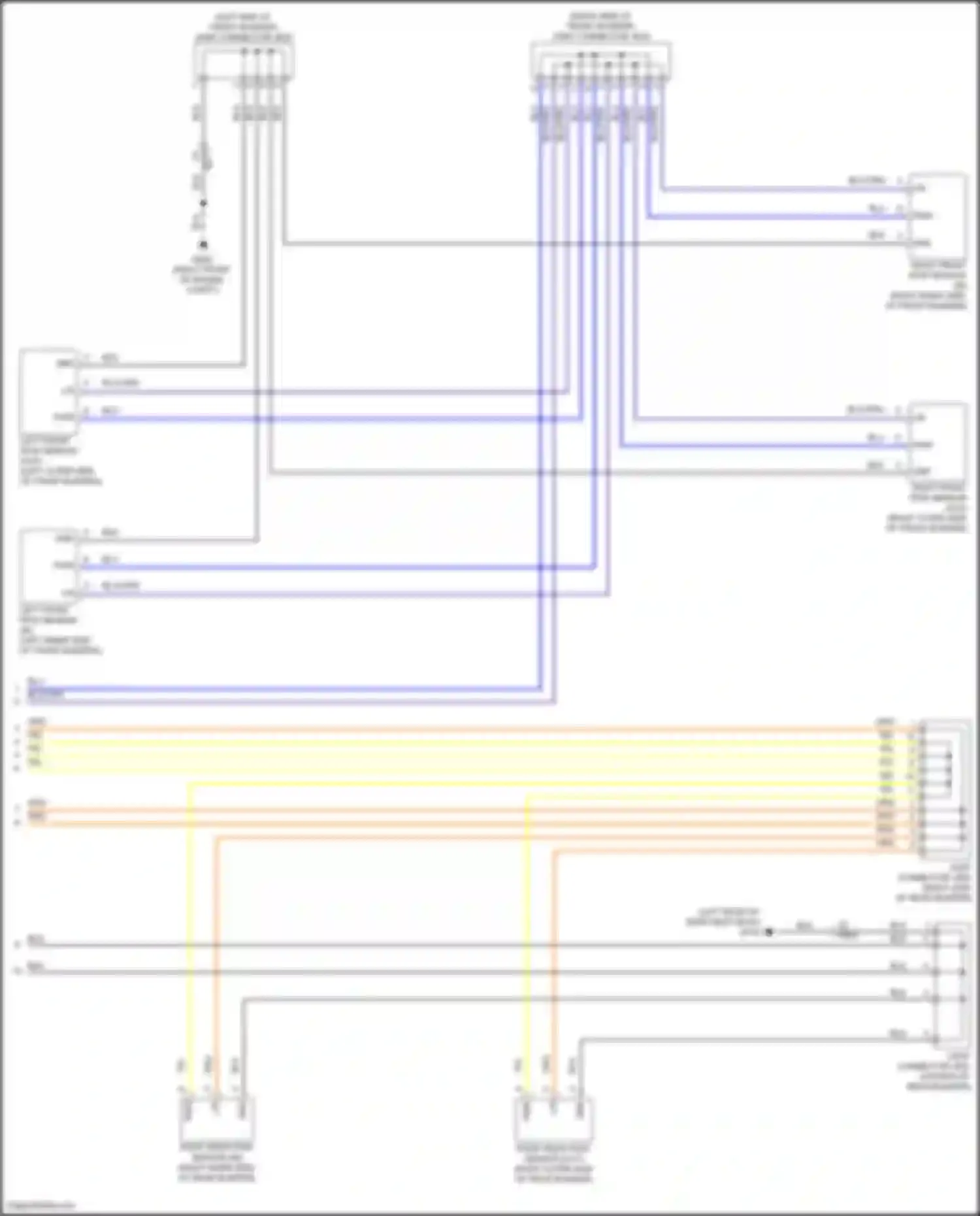IONIQ 6 Hyundai I (2022-2024): Parking assistant circuit, w/o adas (2 of 2)