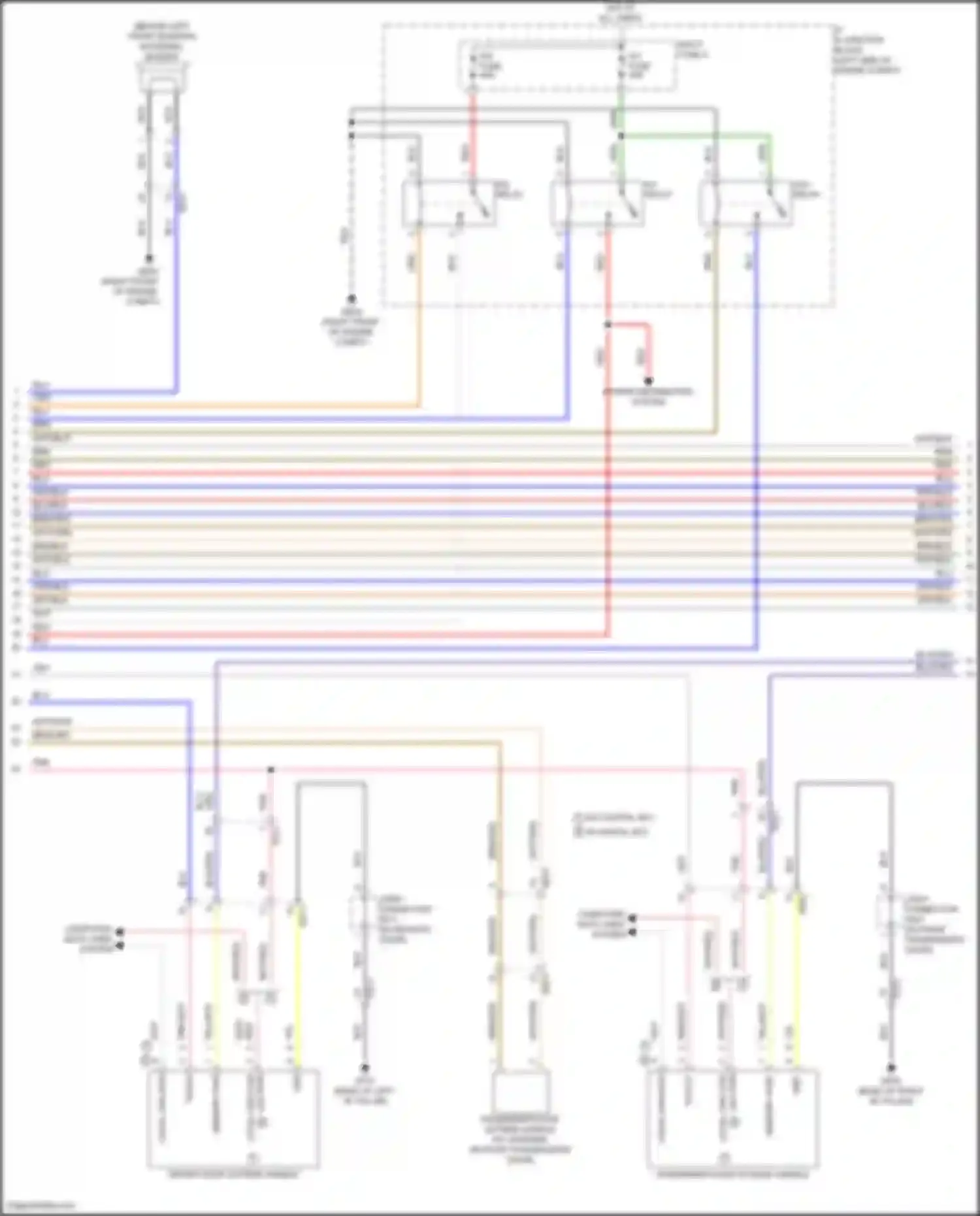 IONIQ 6 Hyundai I (2022-2024): Power door locks circuit (2 of 9)