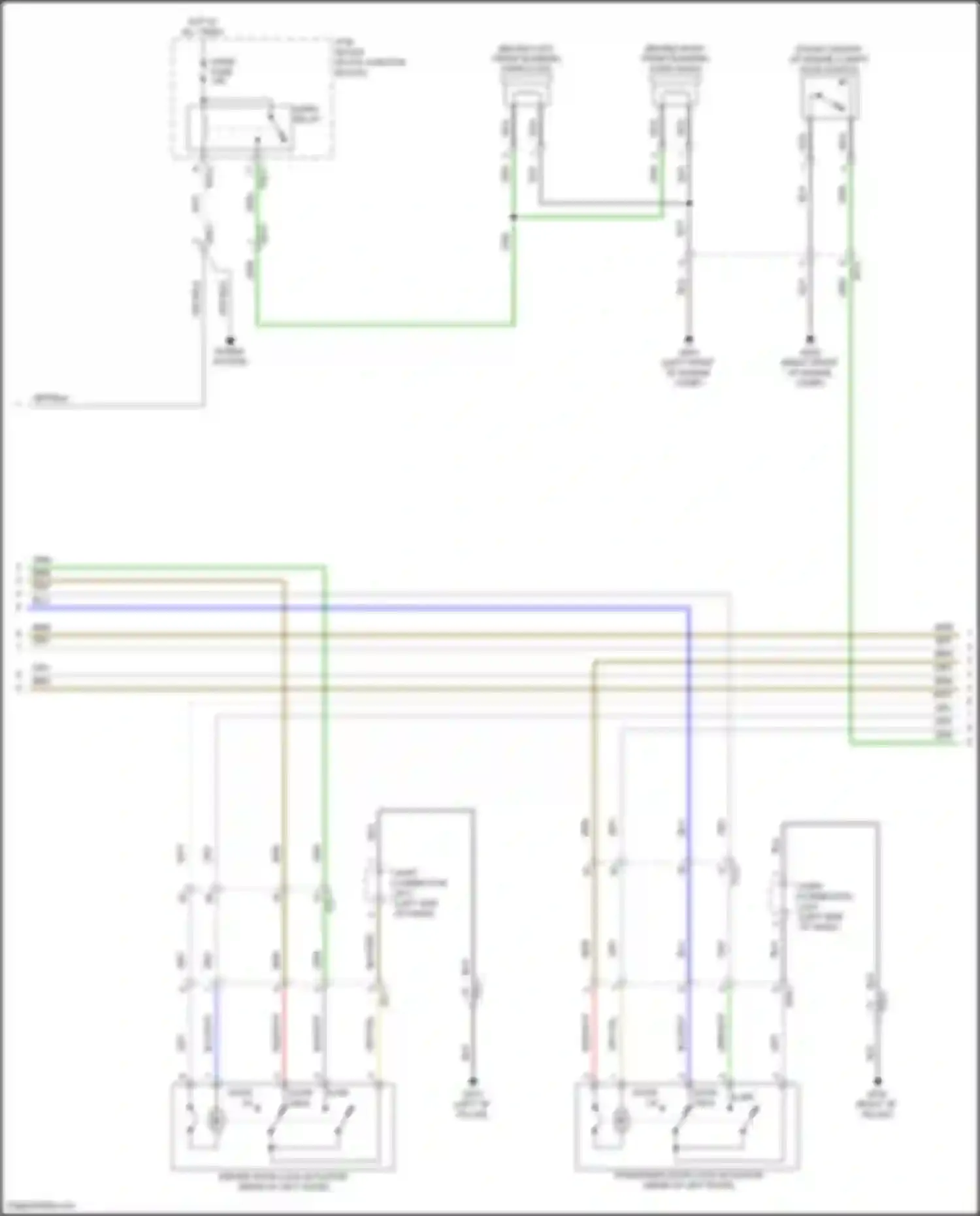 IONIQ 6 Hyundai I (2022-2024): Power door locks circuit (5 of 9)