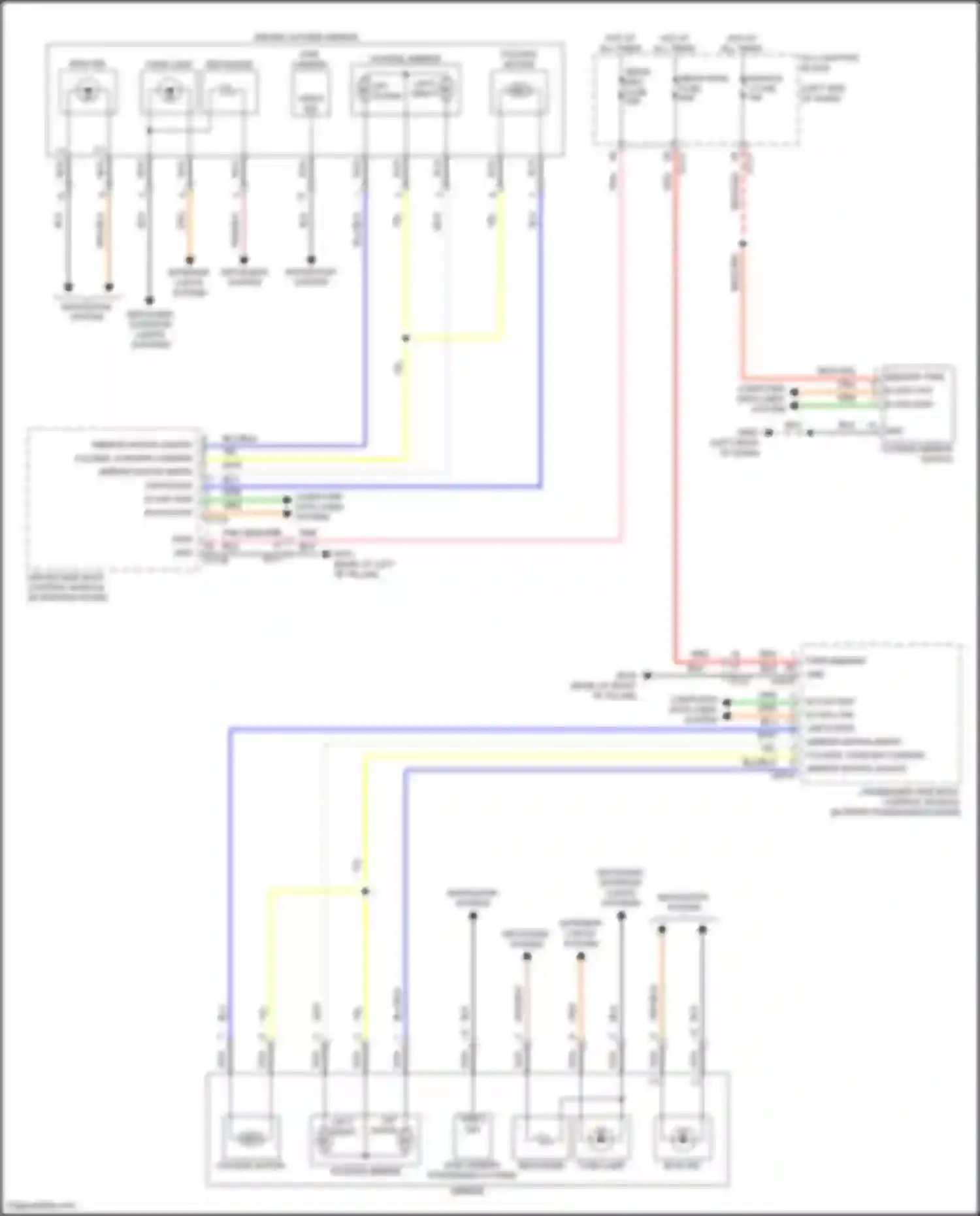 IONIQ 6 Hyundai I (2022-2024): Power mirrors circuit