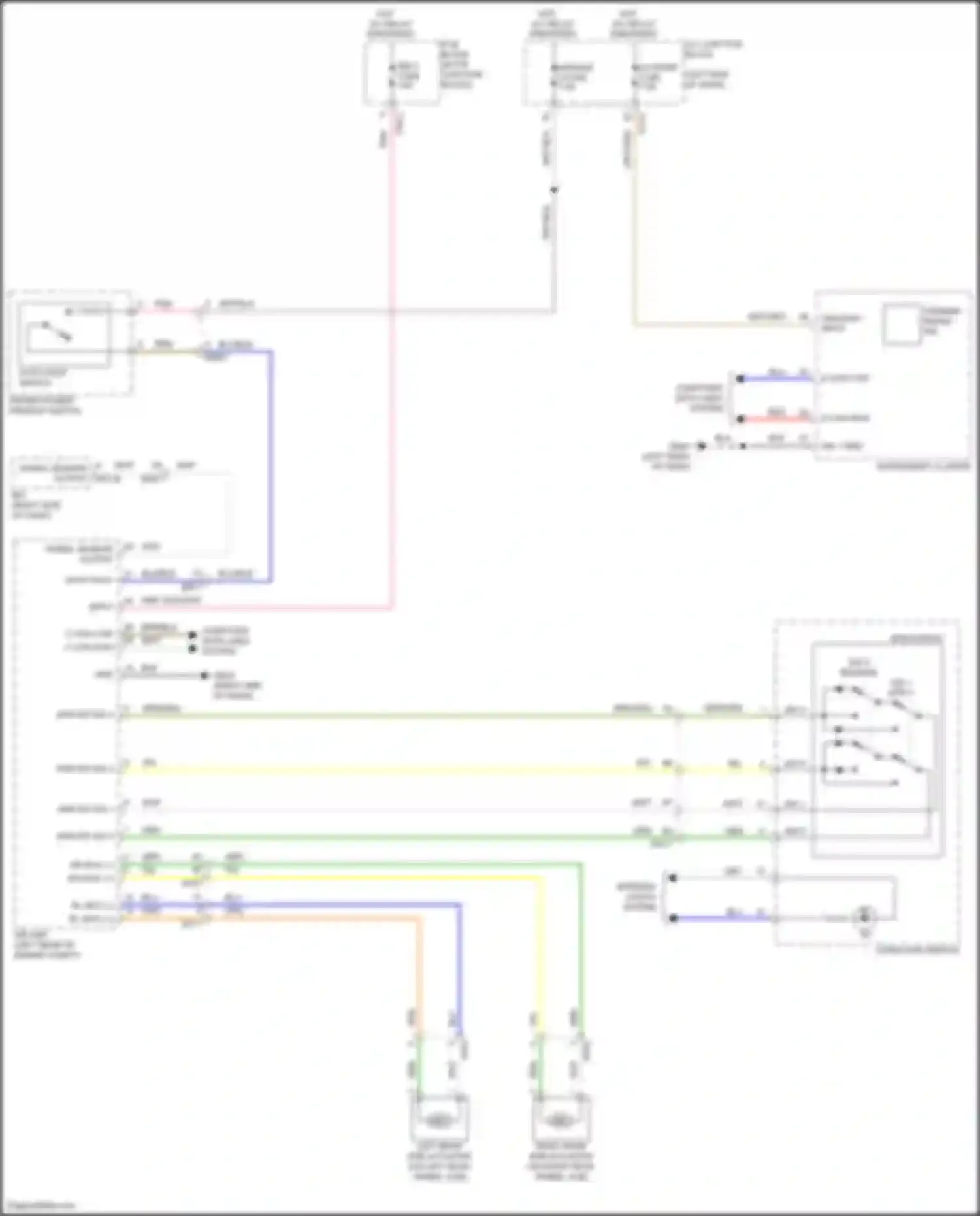 IONIQ 6 Hyundai I (2022-2024): Electric parking brake circuit