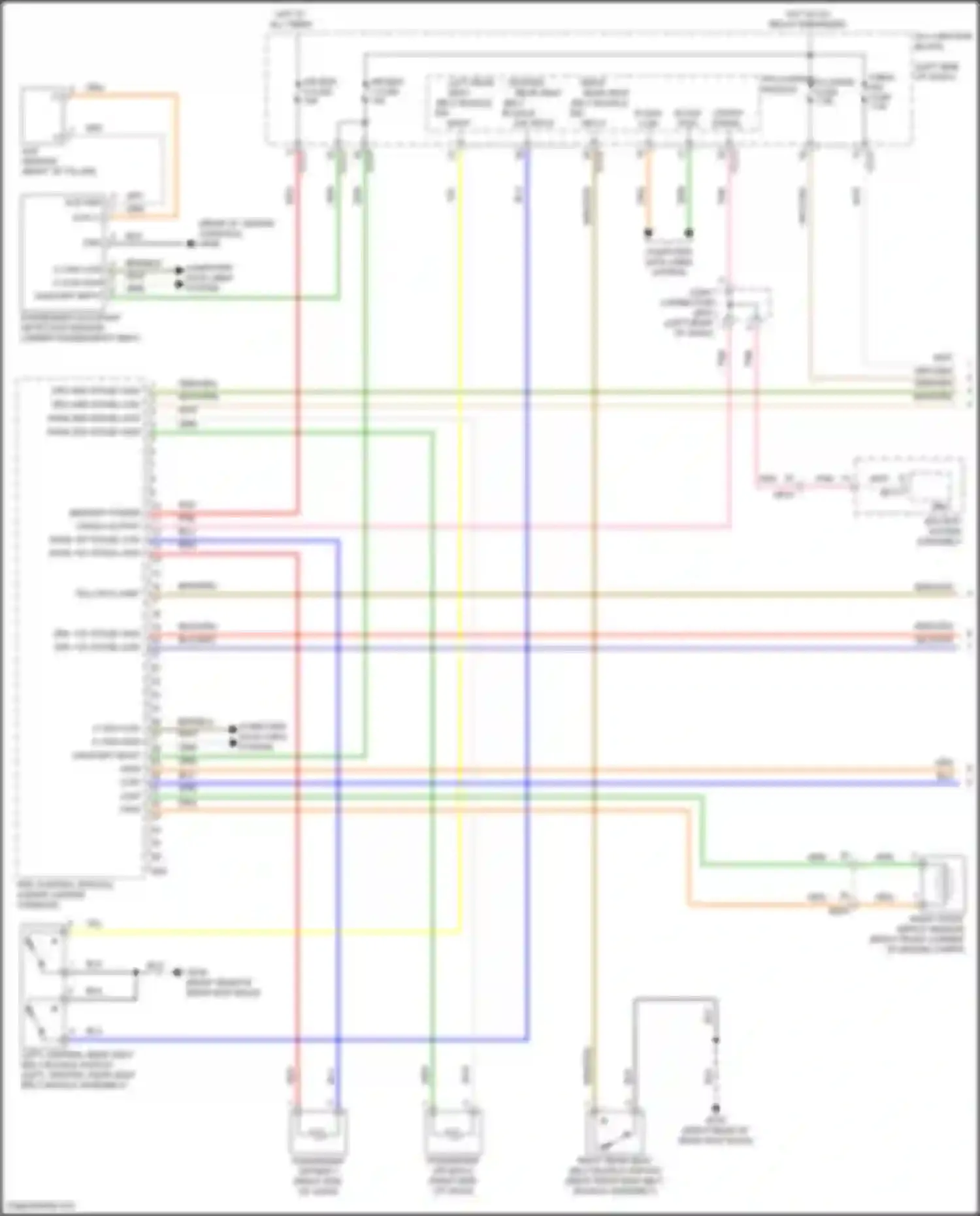 IONIQ 6 Hyundai I (2022-2024): Supplemental restraints circuit (1 of 3)