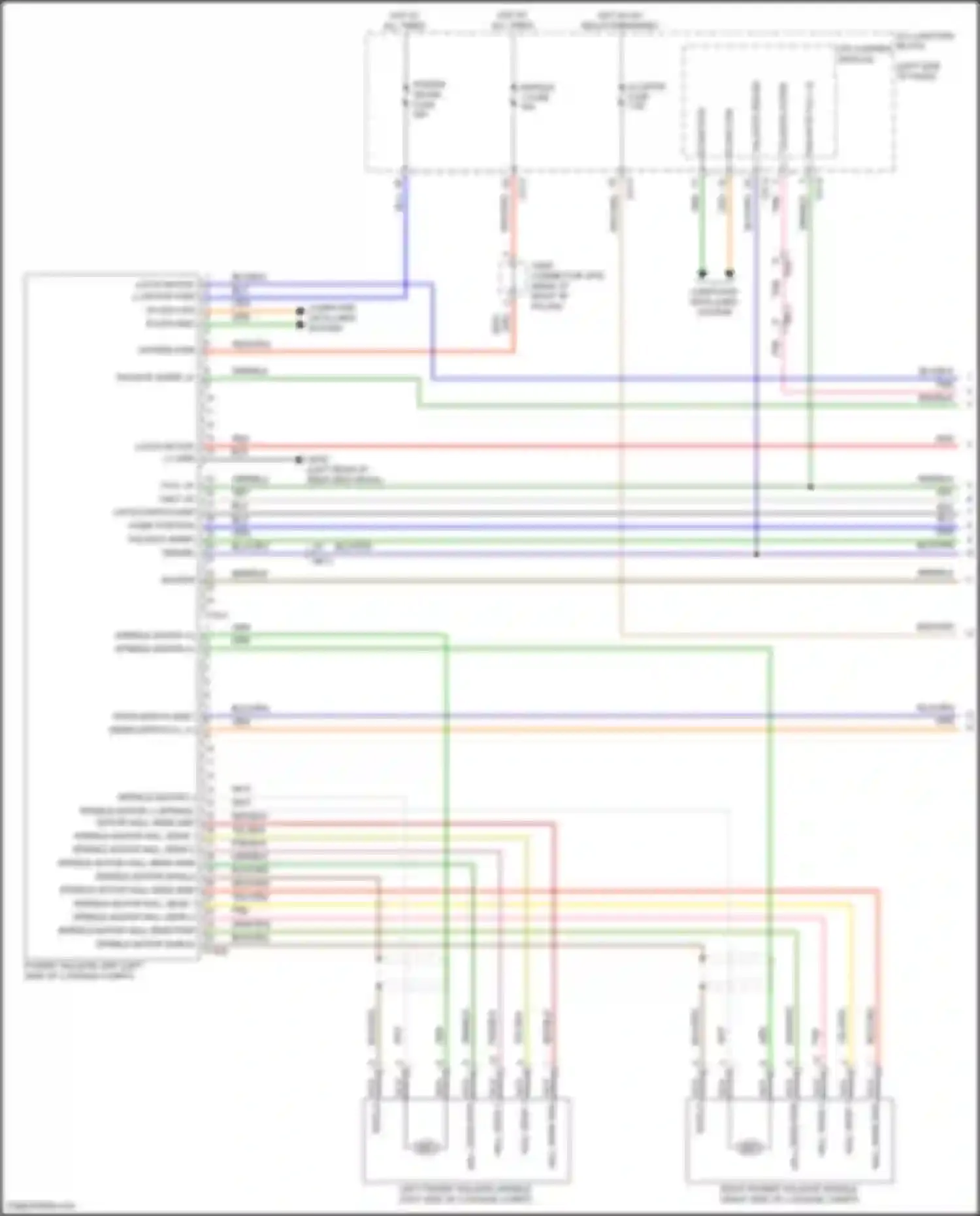 IONIQ 6 Hyundai I (2022-2024): Power tailgate circuit (1 of 2)