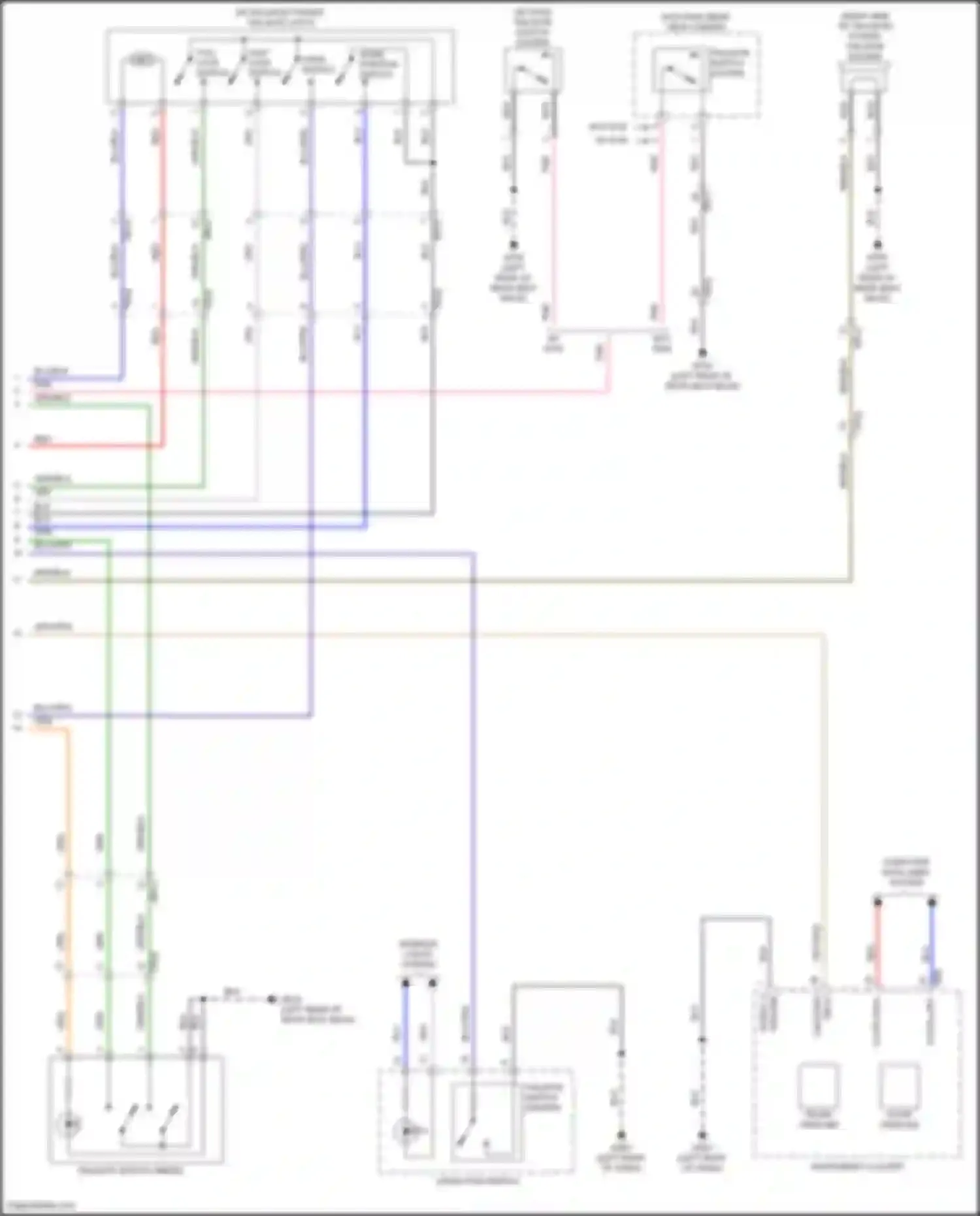 IONIQ 6 Hyundai I (2022-2024): Power tailgate circuit (2 of 2)