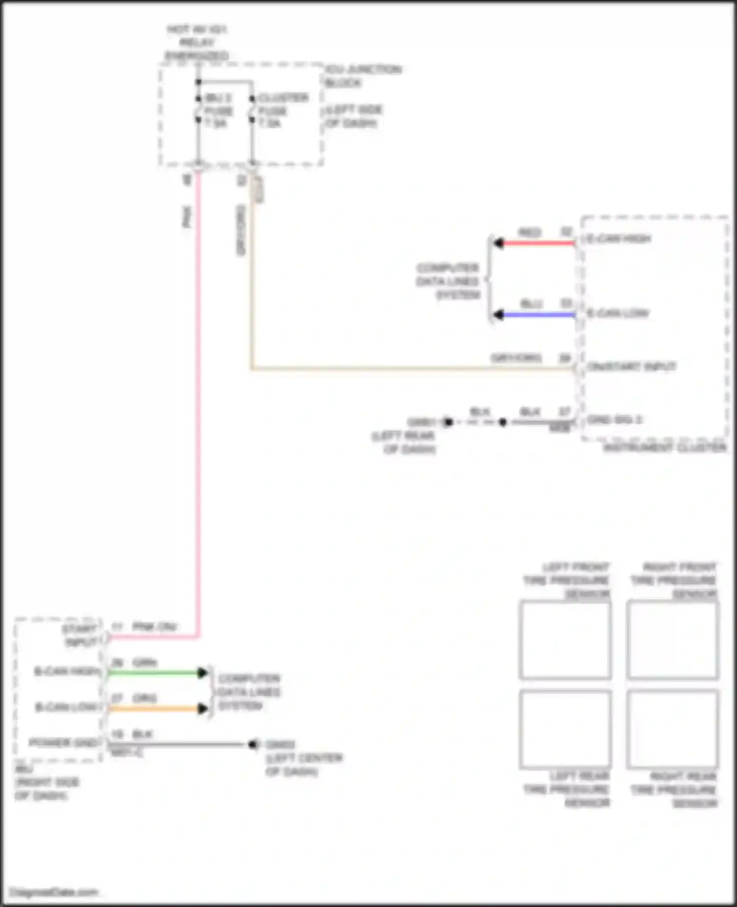 IONIQ 6 Hyundai I (2022-2024): Tire pressure monitoring circuit