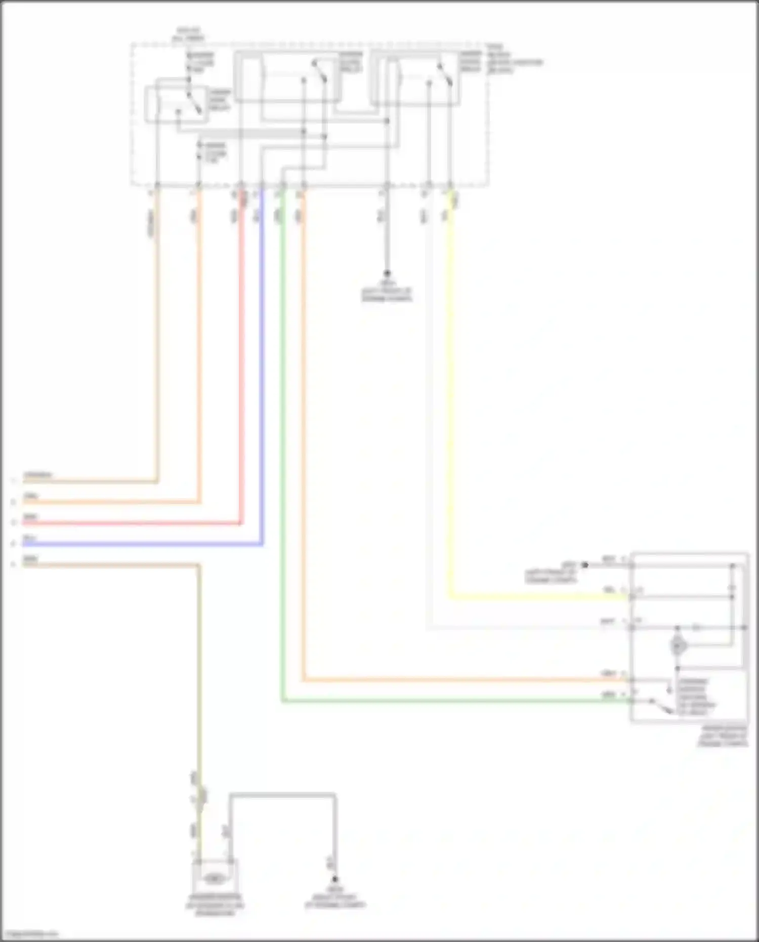 IONIQ 6 Hyundai I (2022-2024): Wiper/washer circuit (2 of 2)