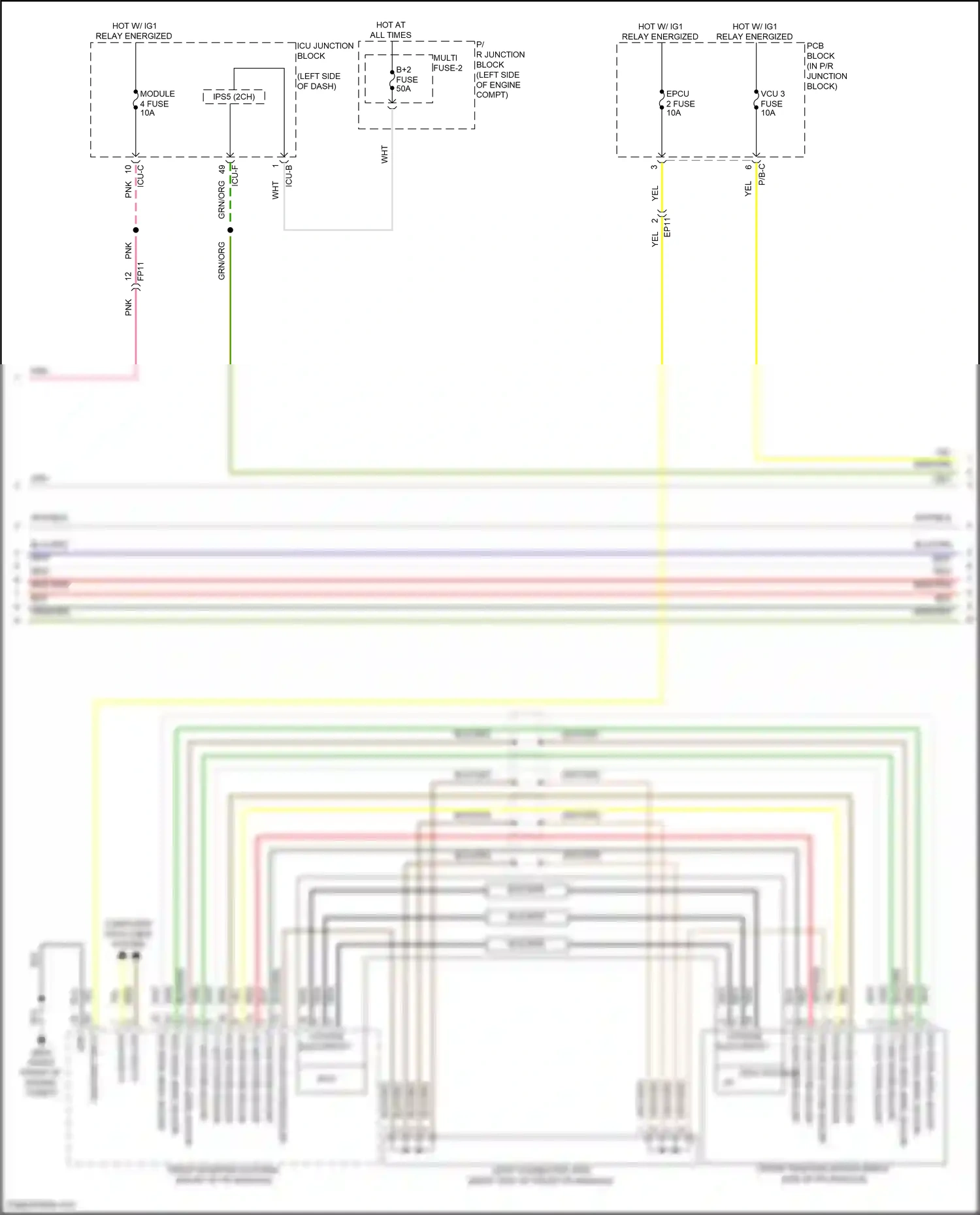 Wiring diagram computer data lines system for Hyundai IONIQ 6 I (2022-2024) (8 of 119)