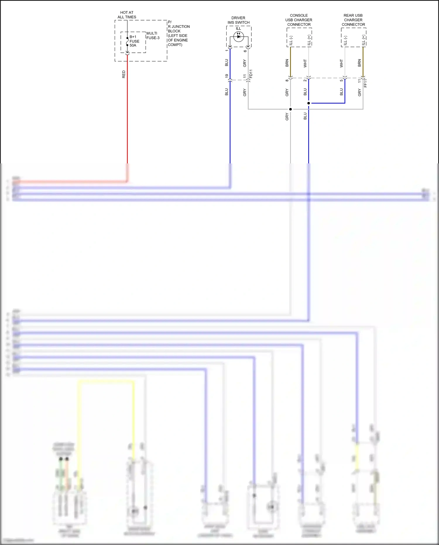 Wiring diagram computer data lines system for Hyundai IONIQ 6 I (2022-2024) (59 of 119)