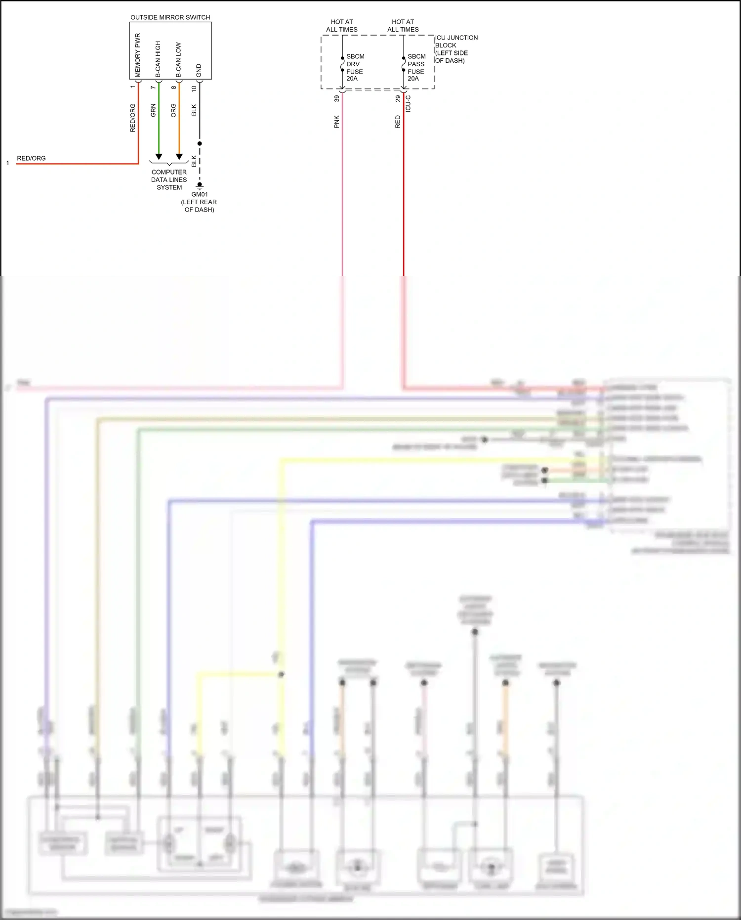 Wiring diagram computer data lines system for Hyundai IONIQ 6 I (2022-2024) (16 of 119)