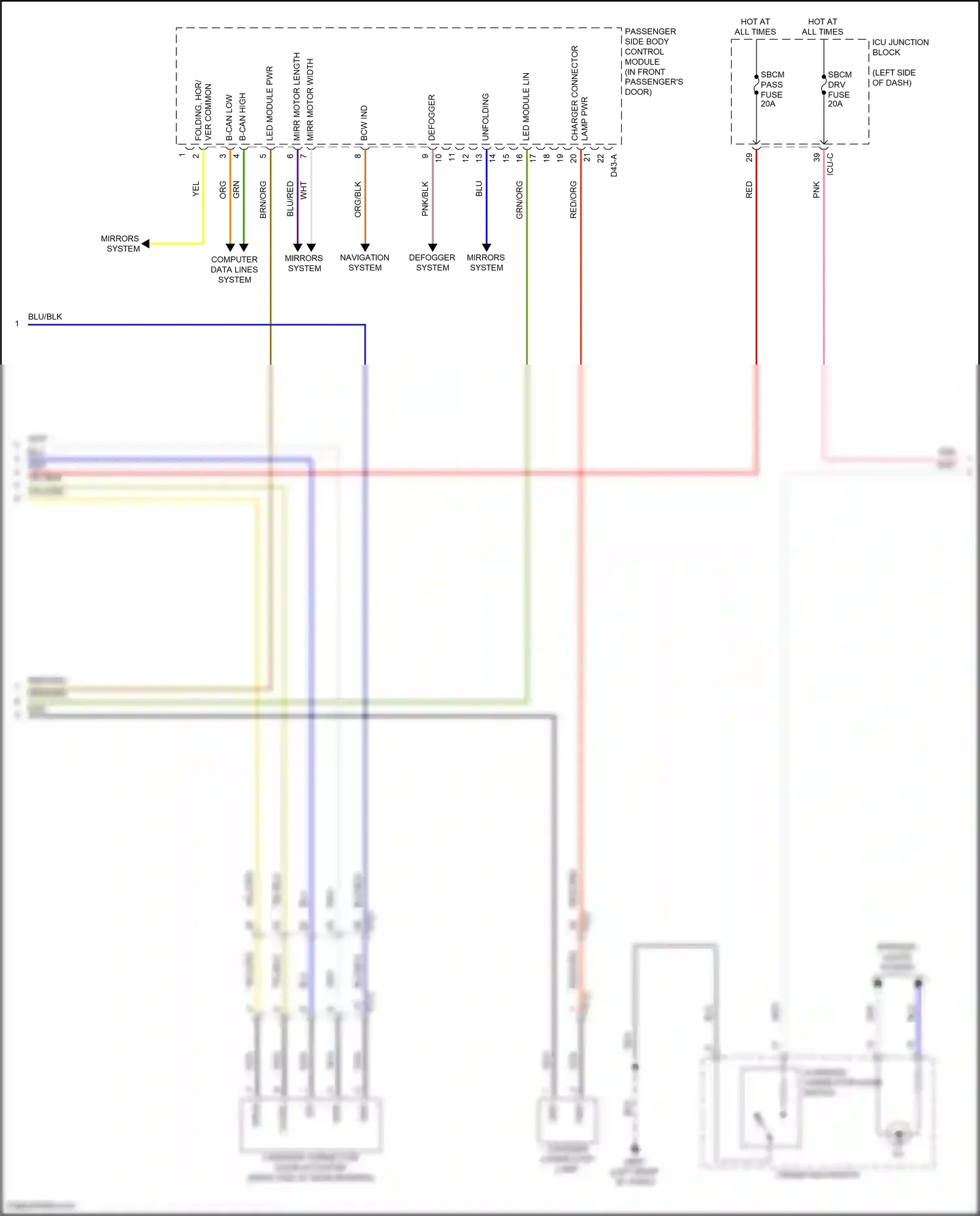 Wiring diagram computer data lines system for Hyundai IONIQ 6 I (2022-2024) (34 of 119)