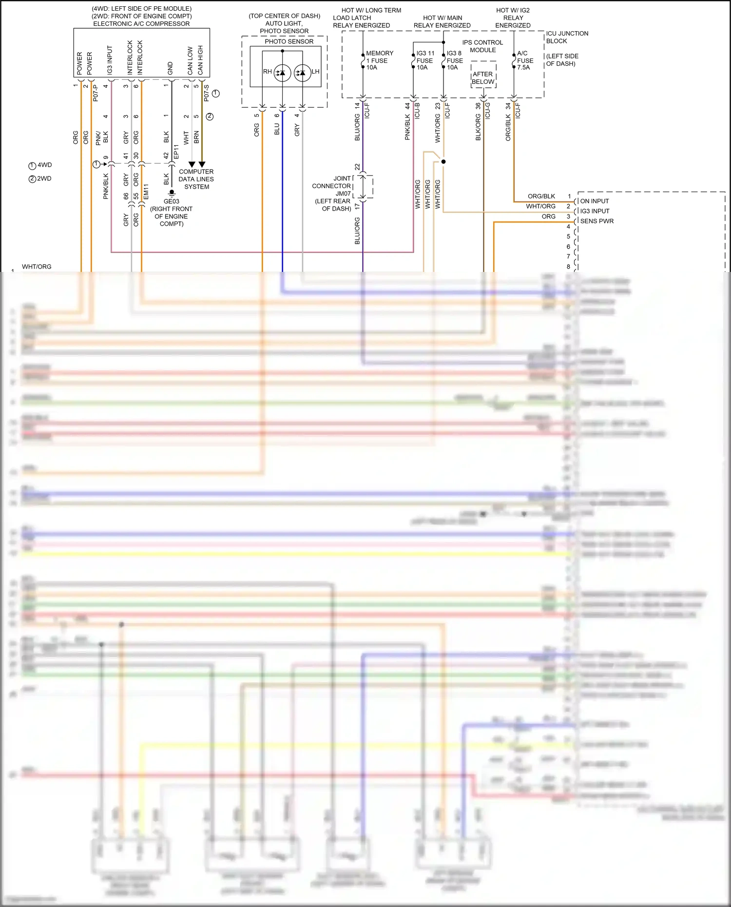 Wiring diagram computer data lines system for Hyundai IONIQ 6 I (2022-2024) (64 of 119)