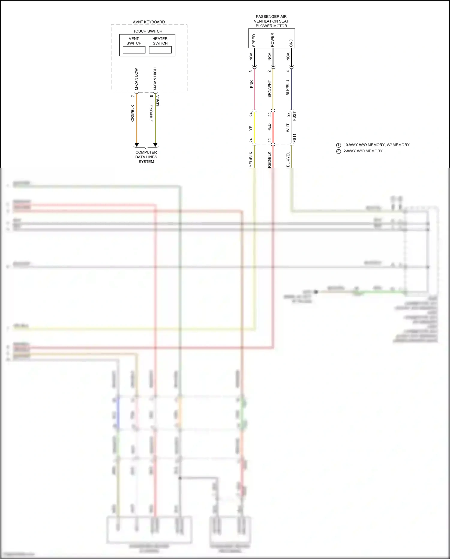 Wiring diagram computer data lines system for Hyundai IONIQ 6 I (2022-2024) (80 of 119)