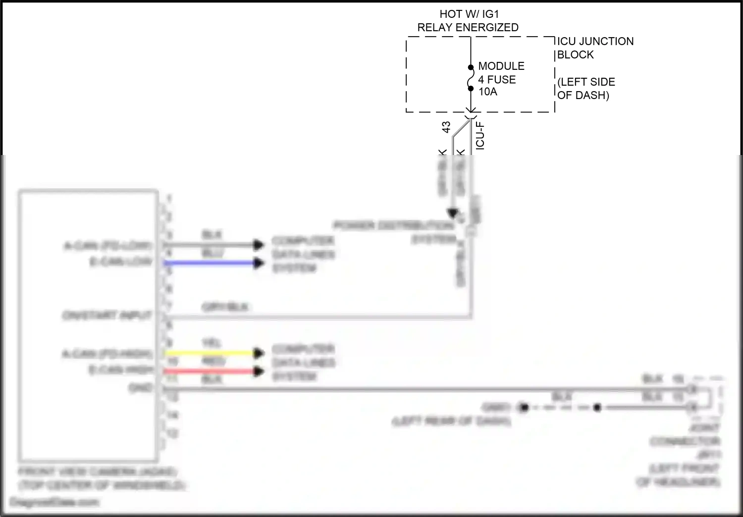 Wiring diagram computer data lines system for Hyundai IONIQ 6 I (2022-2024) (36 of 119)