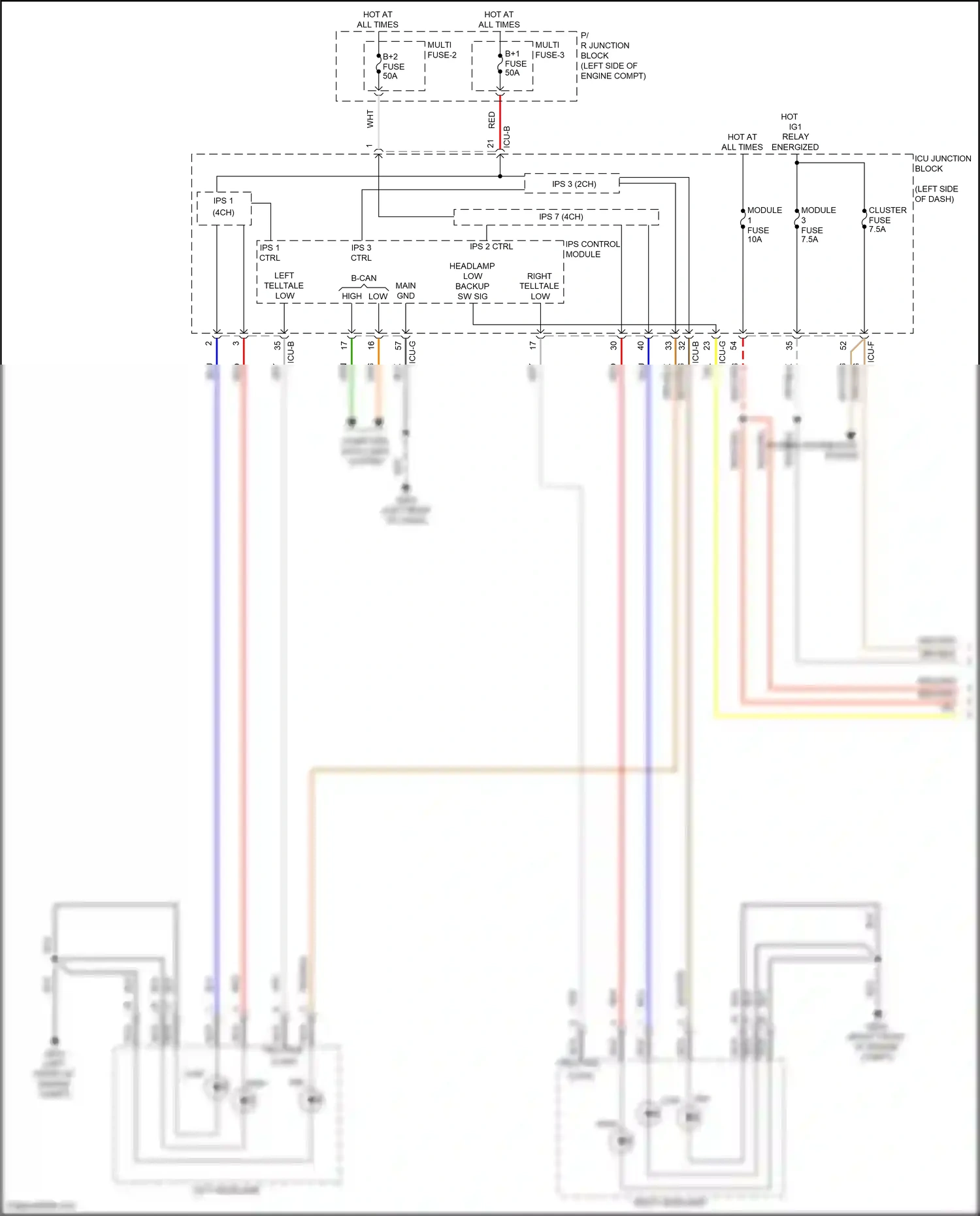 Wiring diagram computer data lines system for Hyundai IONIQ 6 I (2022-2024) (2 of 119)