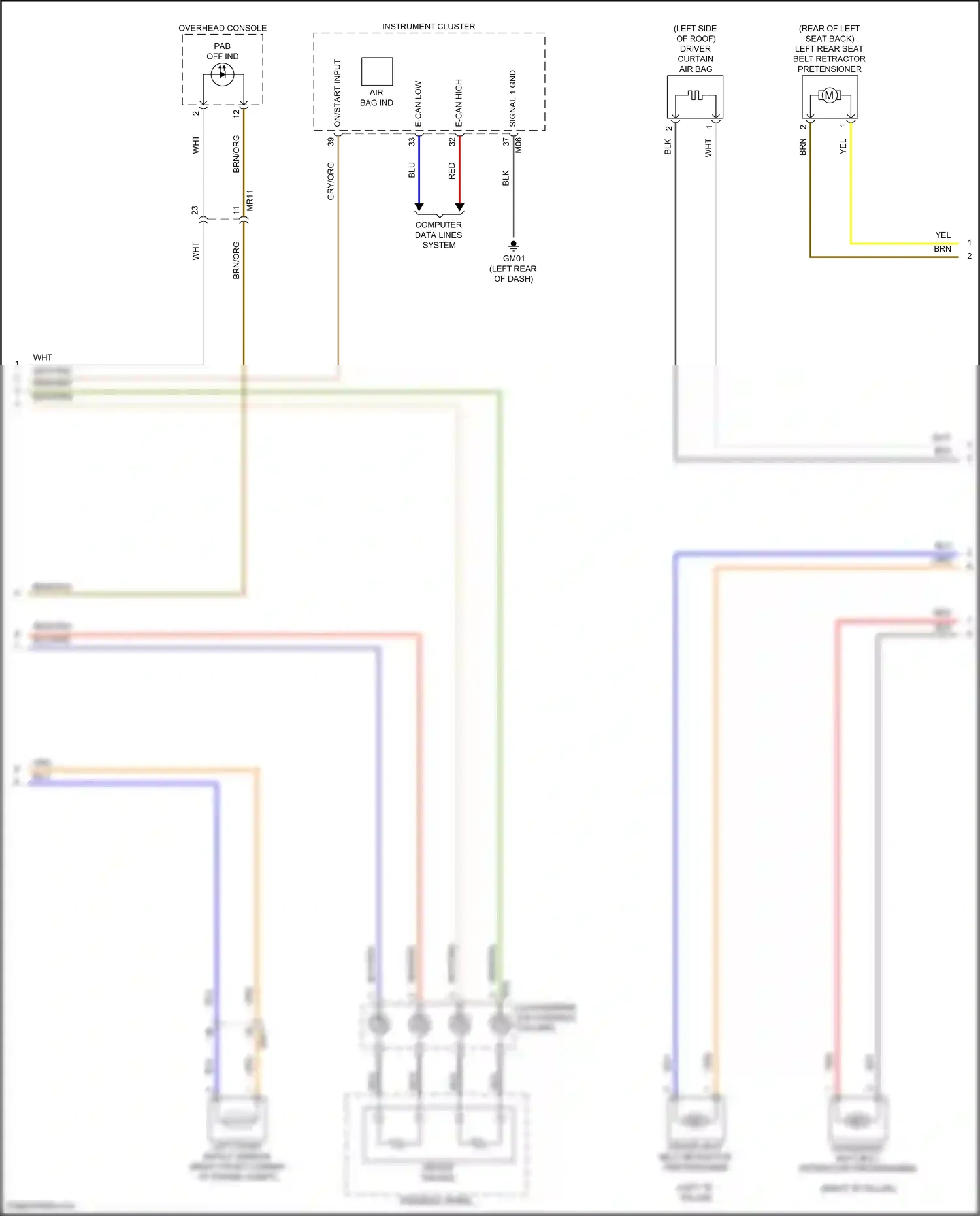 Wiring diagram computer data lines system for Hyundai IONIQ 6 I (2022-2024) (70 of 119)