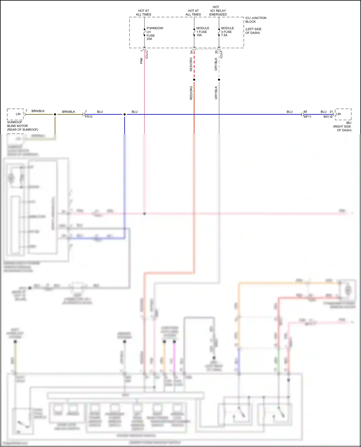 Wiring diagram computer data lines system for Hyundai IONIQ 6 I (2022-2024) (18 of 119)