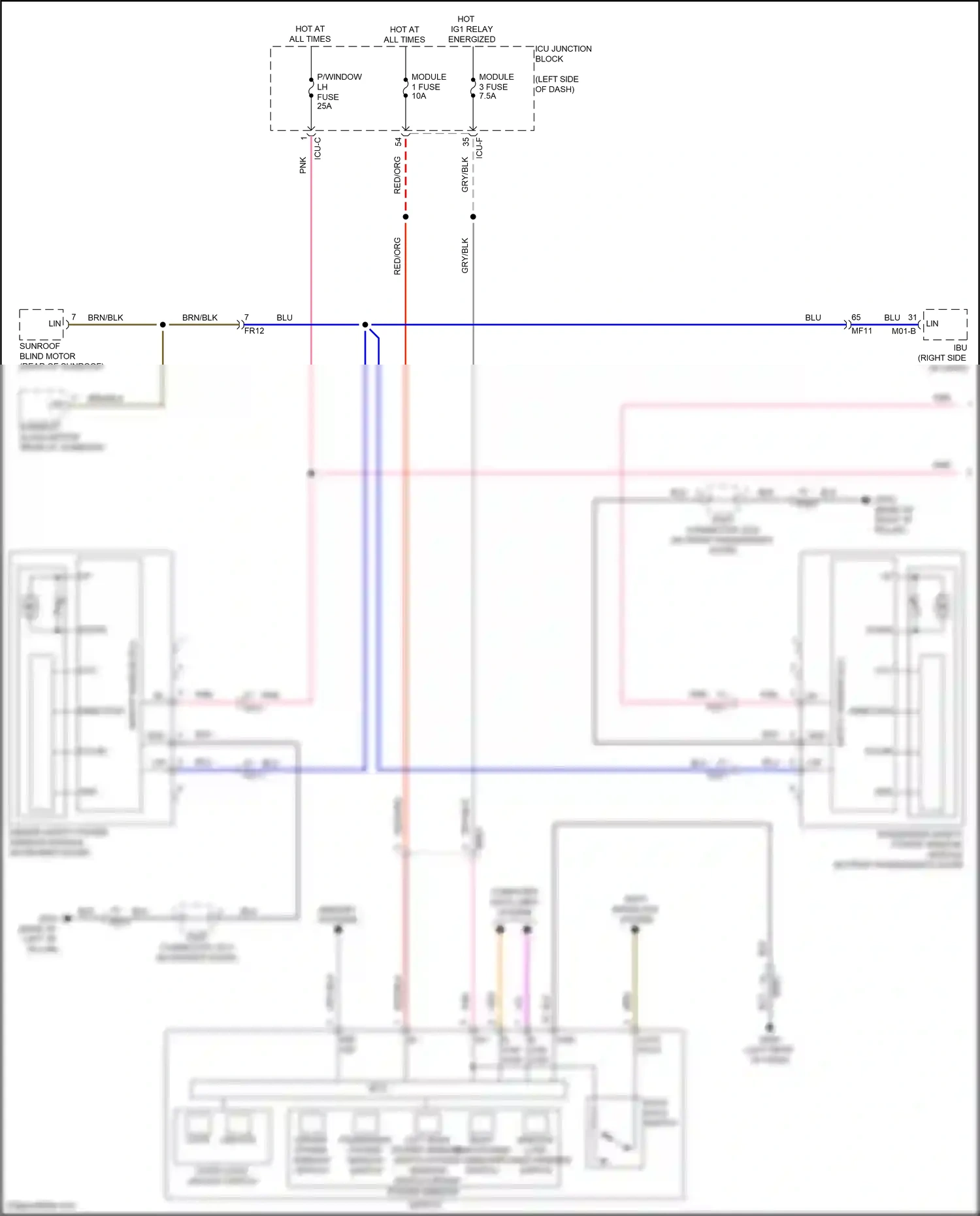 Wiring diagram computer data lines system for Hyundai IONIQ 6 I (2022-2024) (19 of 119)