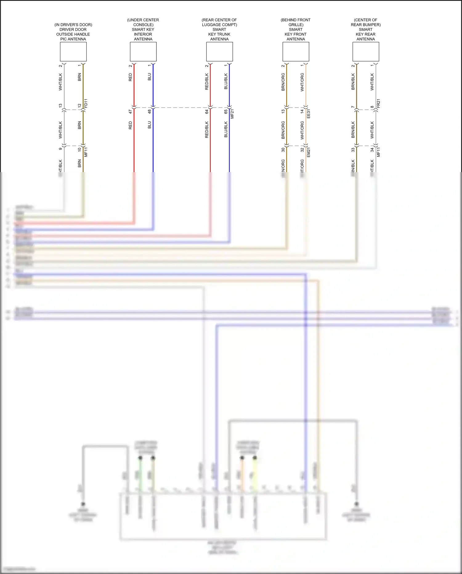 Wiring diagram computer data lines system for Hyundai IONIQ 6 I (2022-2024) (75 of 119)