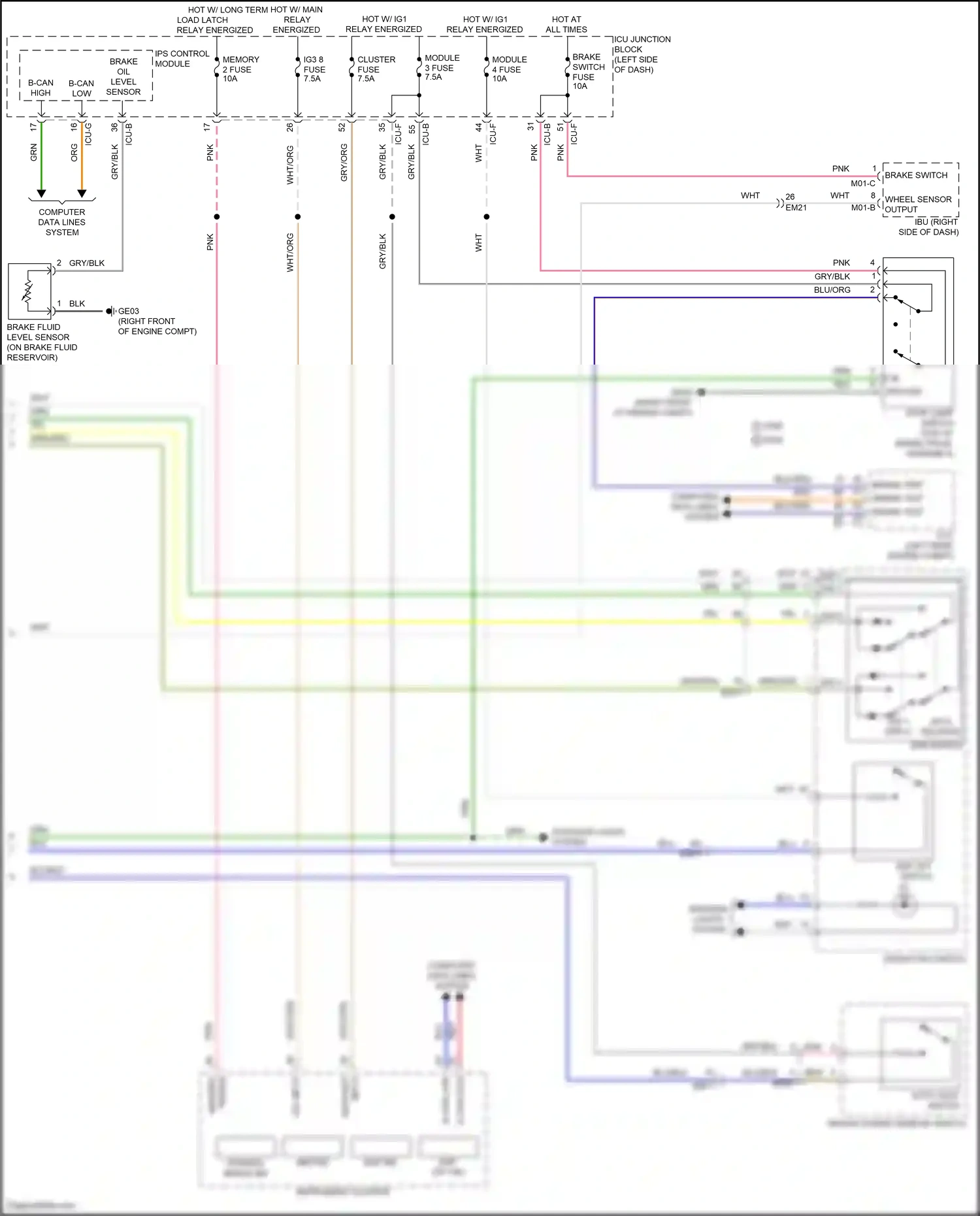Wiring diagram computer data lines system for Hyundai IONIQ 6 I (2022-2024) (92 of 119)
