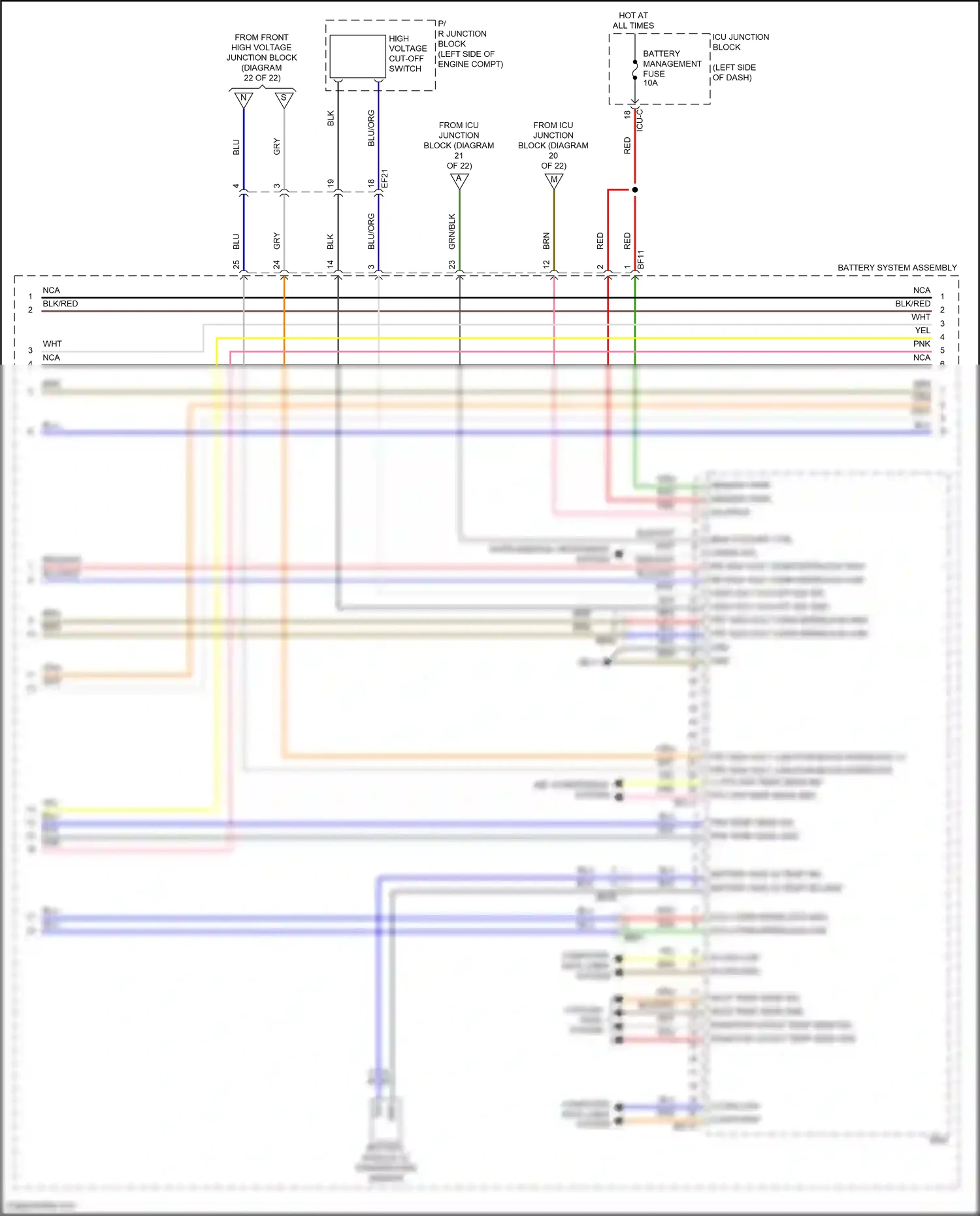 Wiring diagram computer data lines system for Hyundai IONIQ 6 I (2022-2024) (113 of 119)