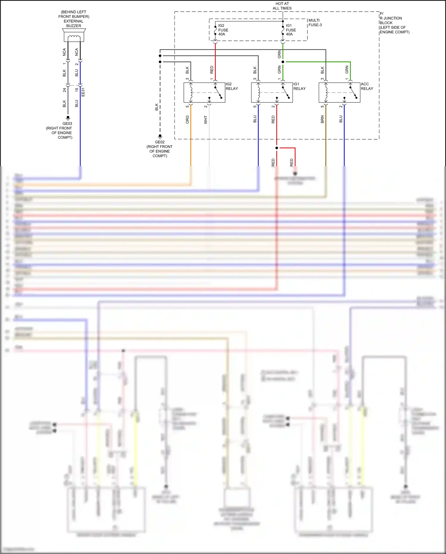 Wiring diagram computer data lines system for Hyundai IONIQ 6 I (2022-2024) (21 of 119)